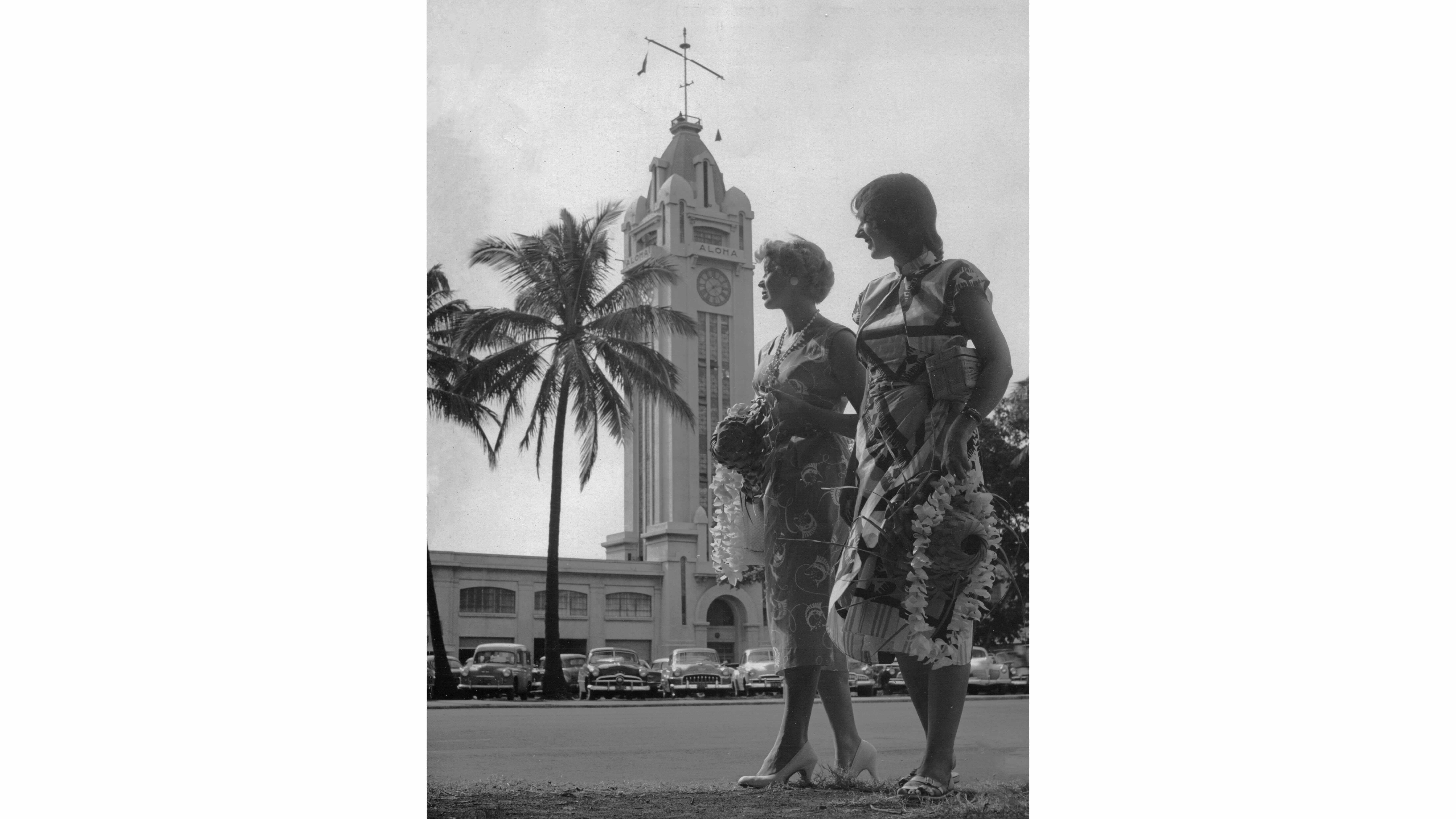 Aloha Tower ladies 1953