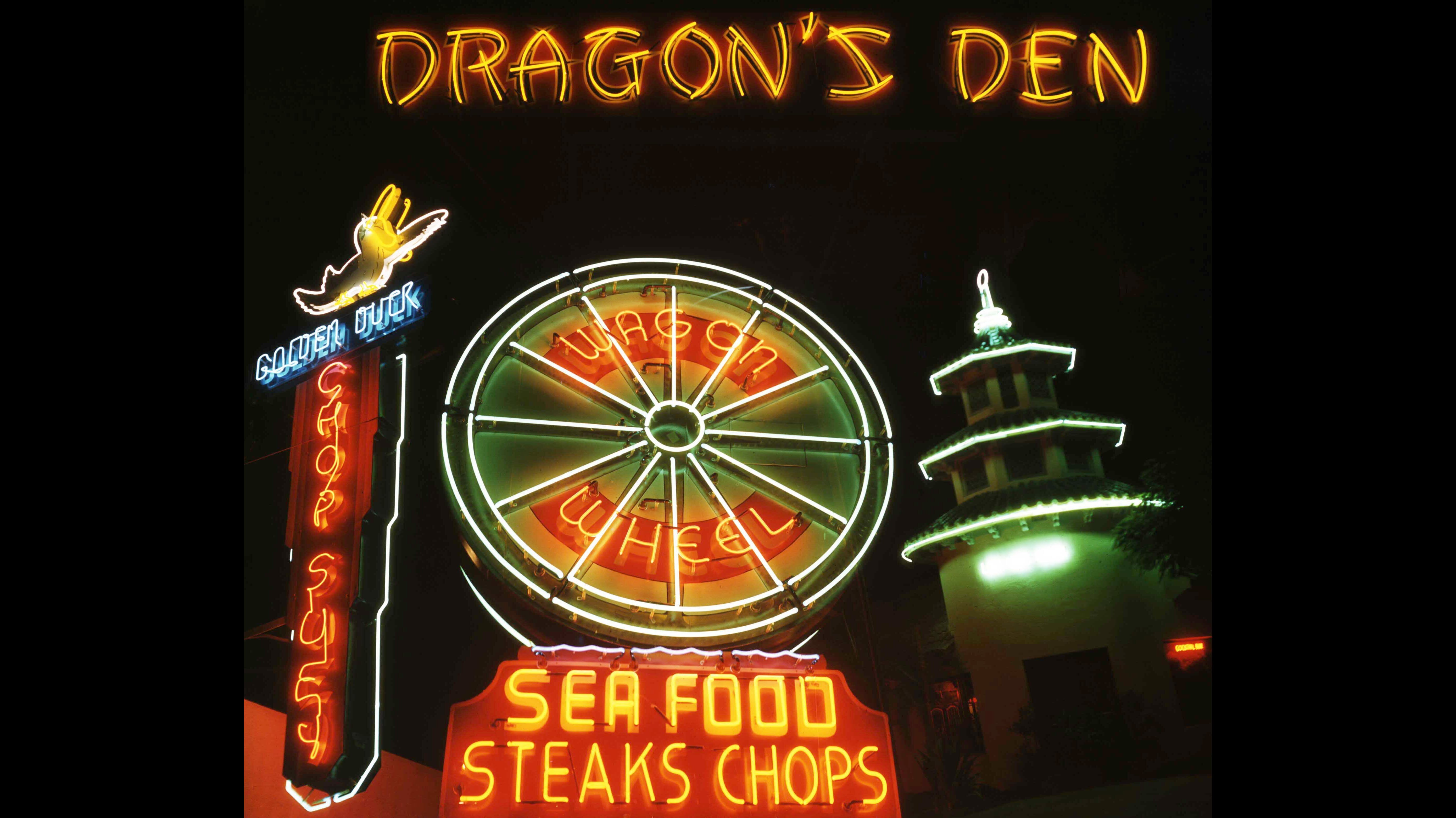 1955 Honolulu neon signs