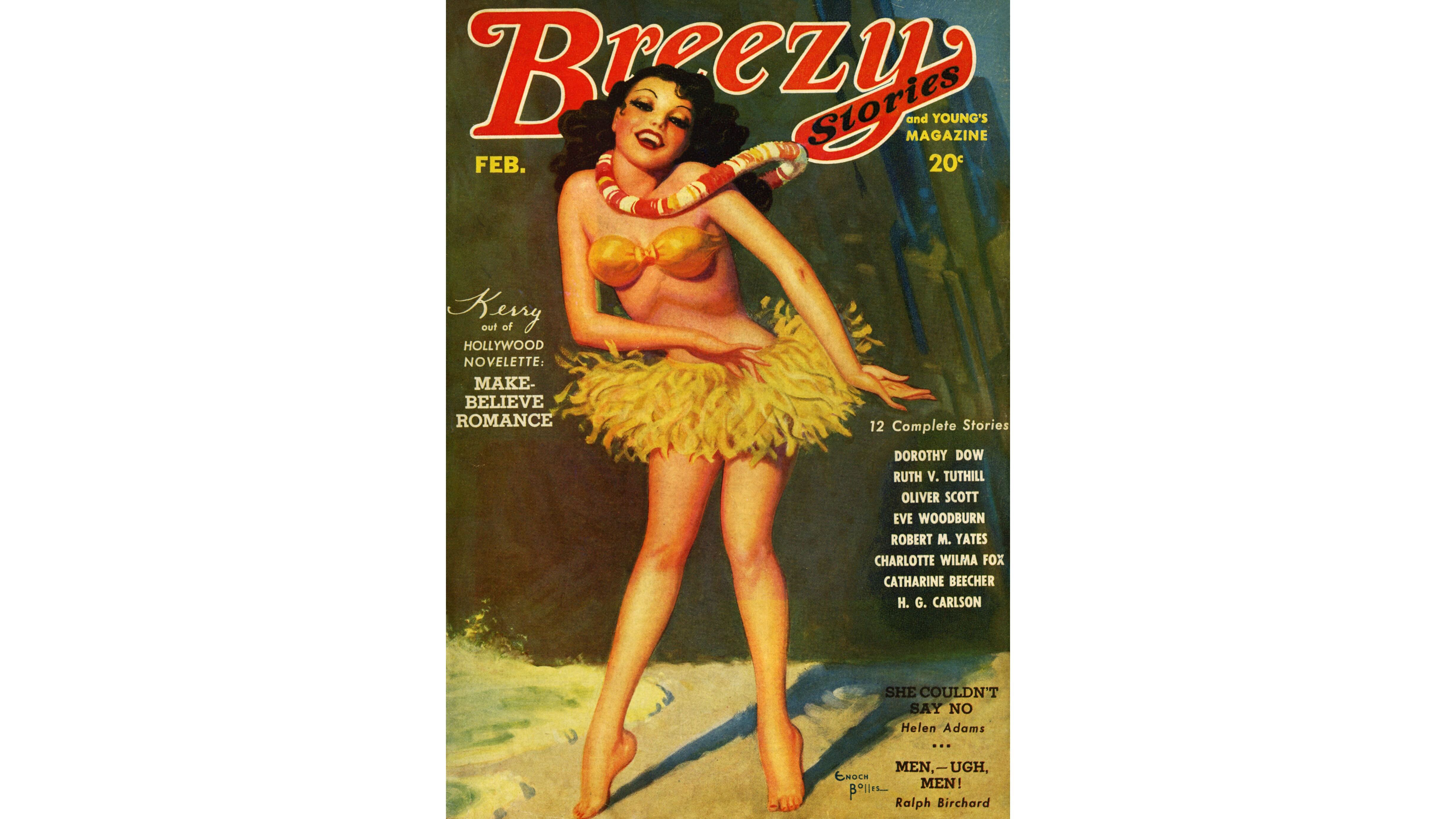 Breezy magazine hula girl cover