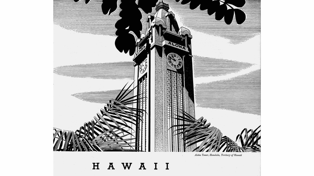 Aloha Tower in Fortune Magazine ad