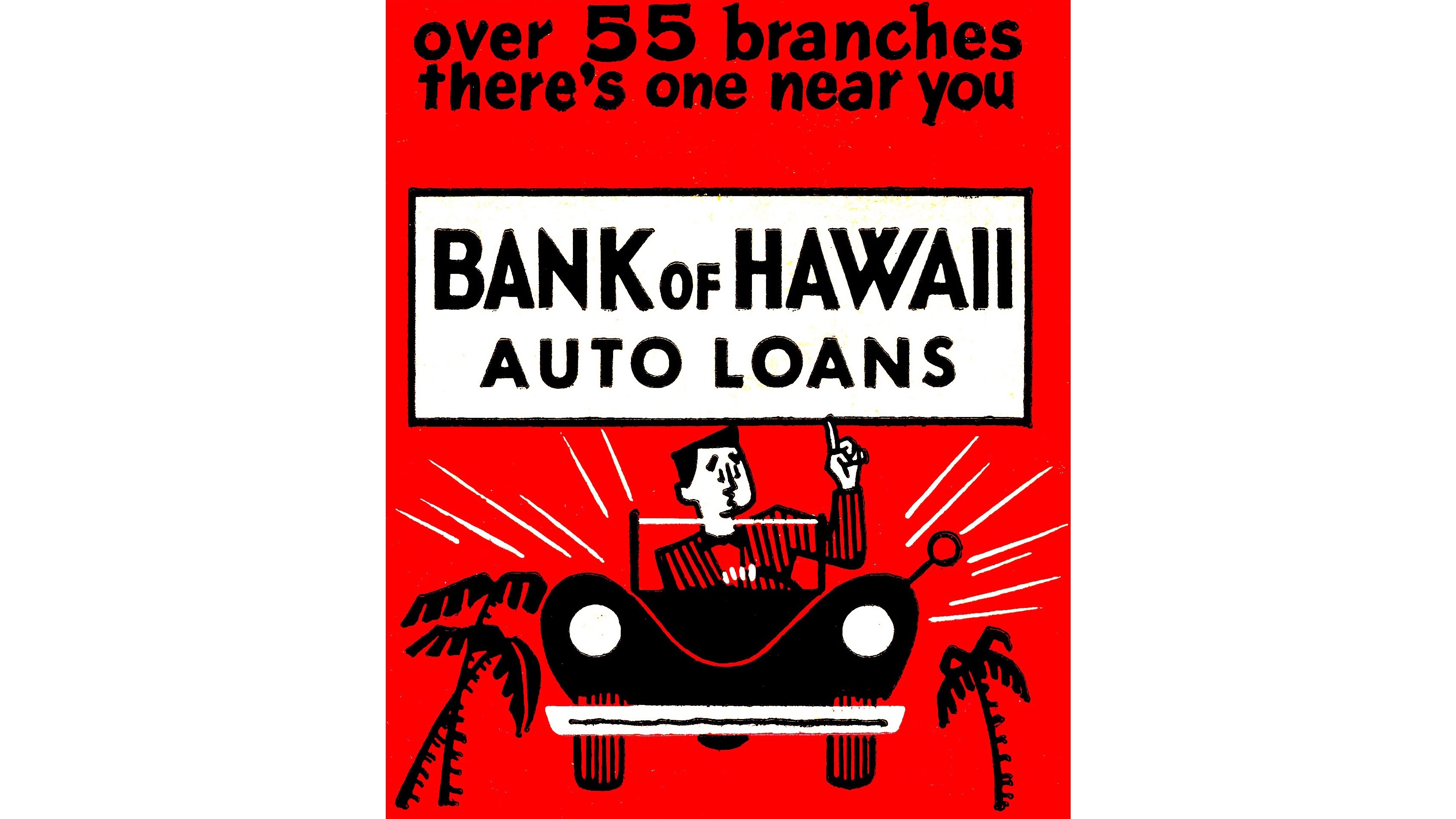 Bank of Hawaii matchbook cover