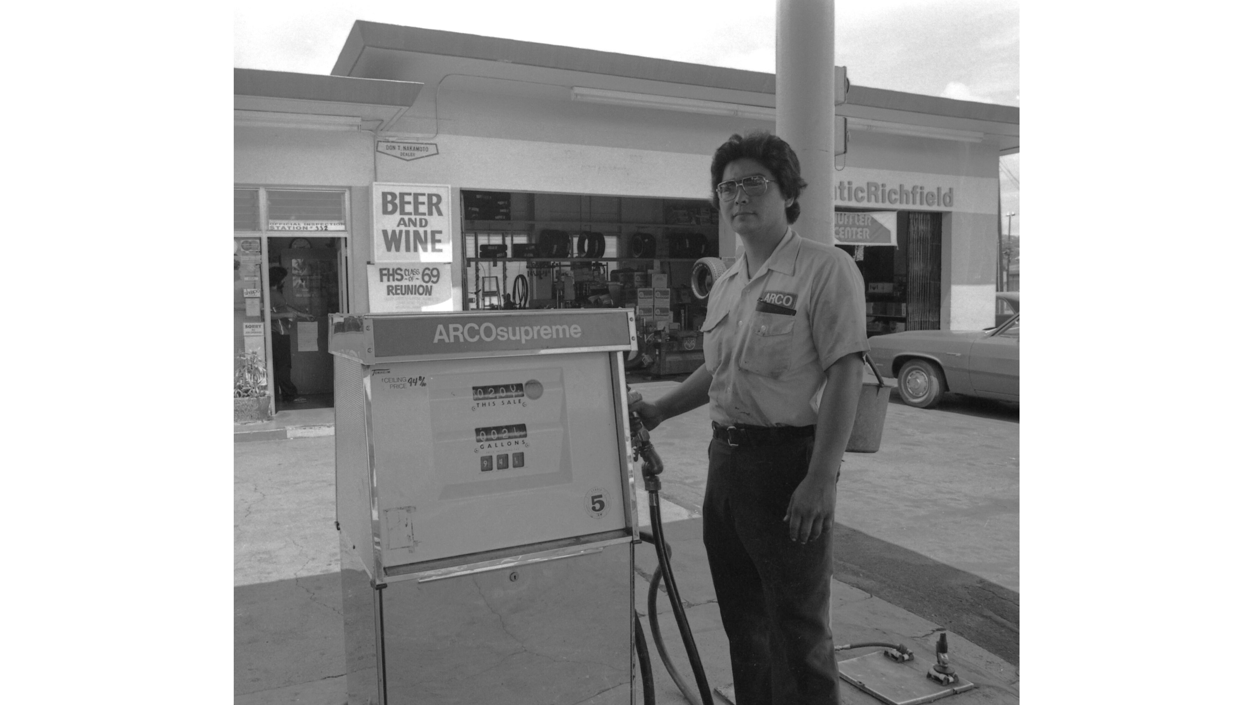 1979 Don Nakamoto, the owner of an ARCO station