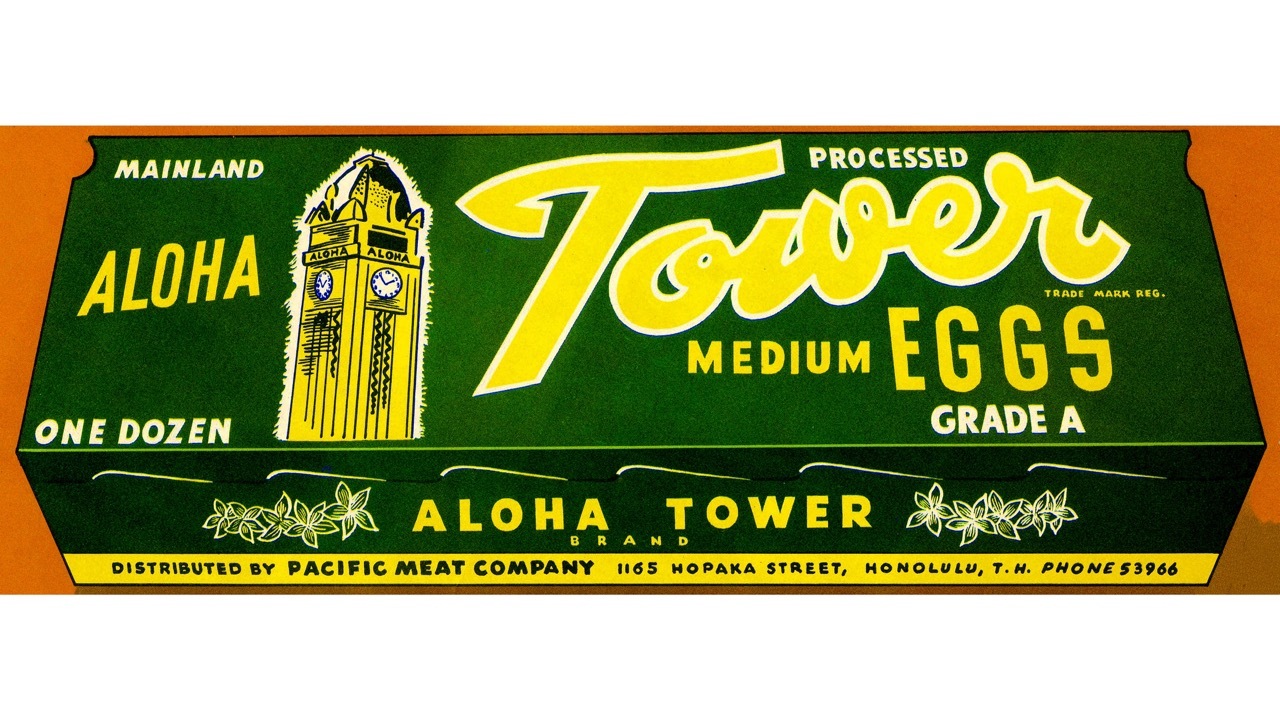 Aloha Tower eggs