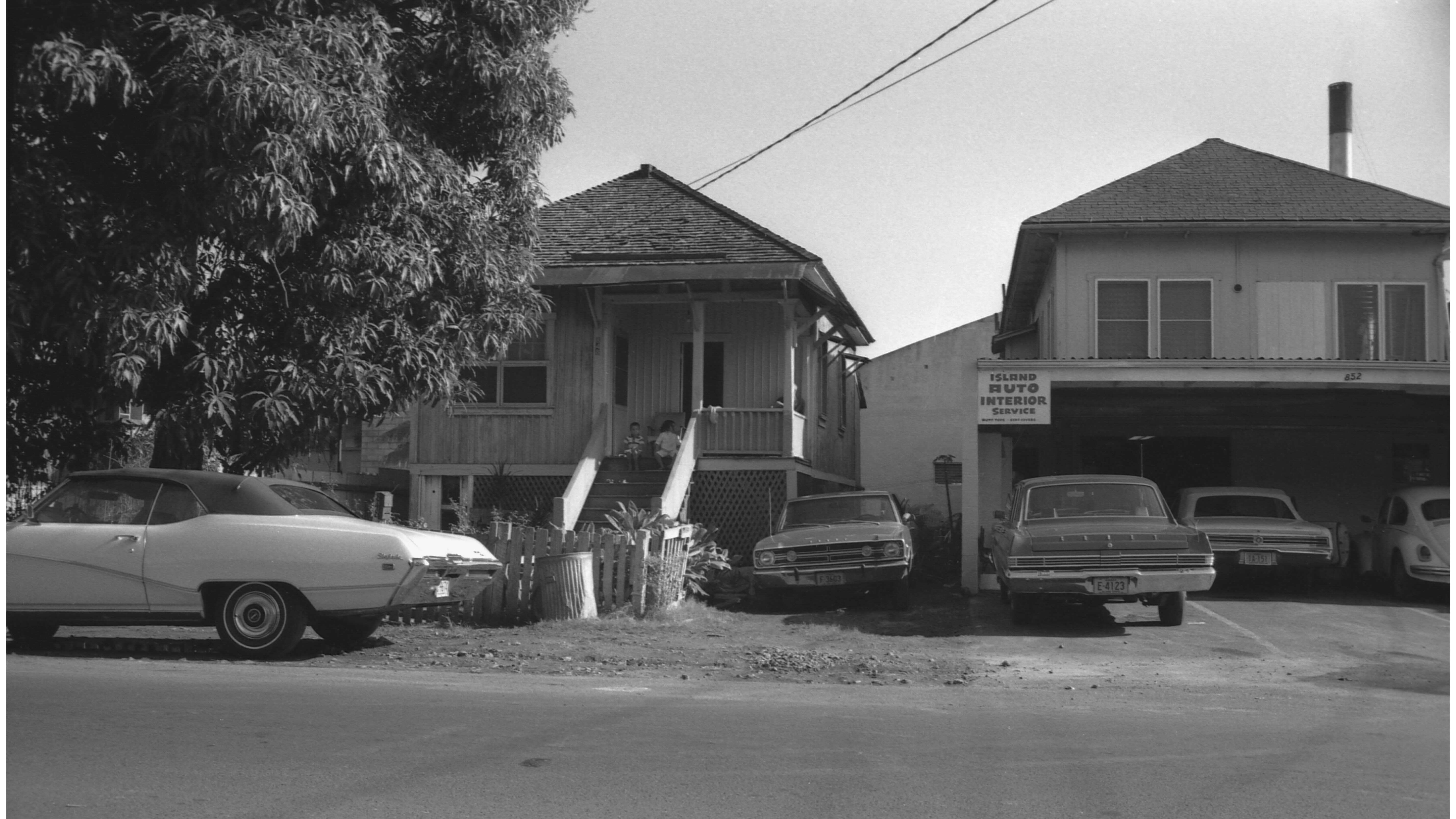 Queen Street houses 1970
