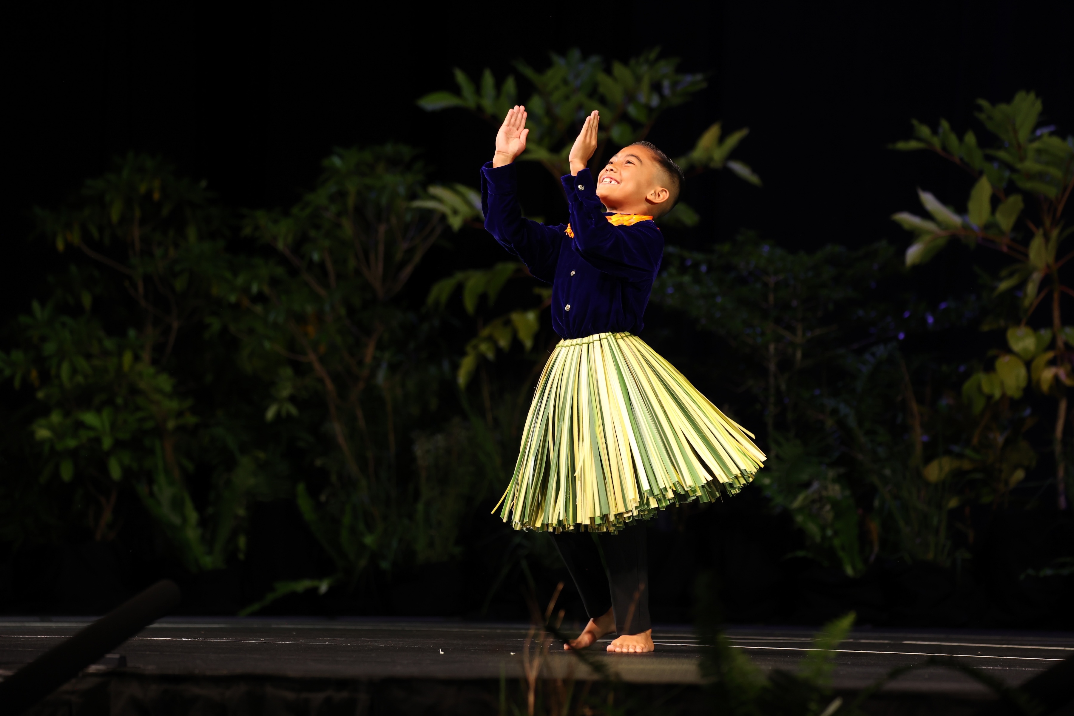 Jahnathan Lāhiki Bareng, who is part of Hālau Hiʻiakaināmakalehua, was named 2026 Master Keiki Hula.