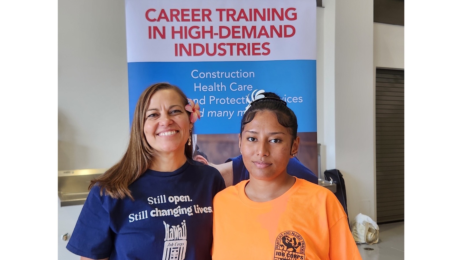 Ellen May (left) and D'Monerica Valasco