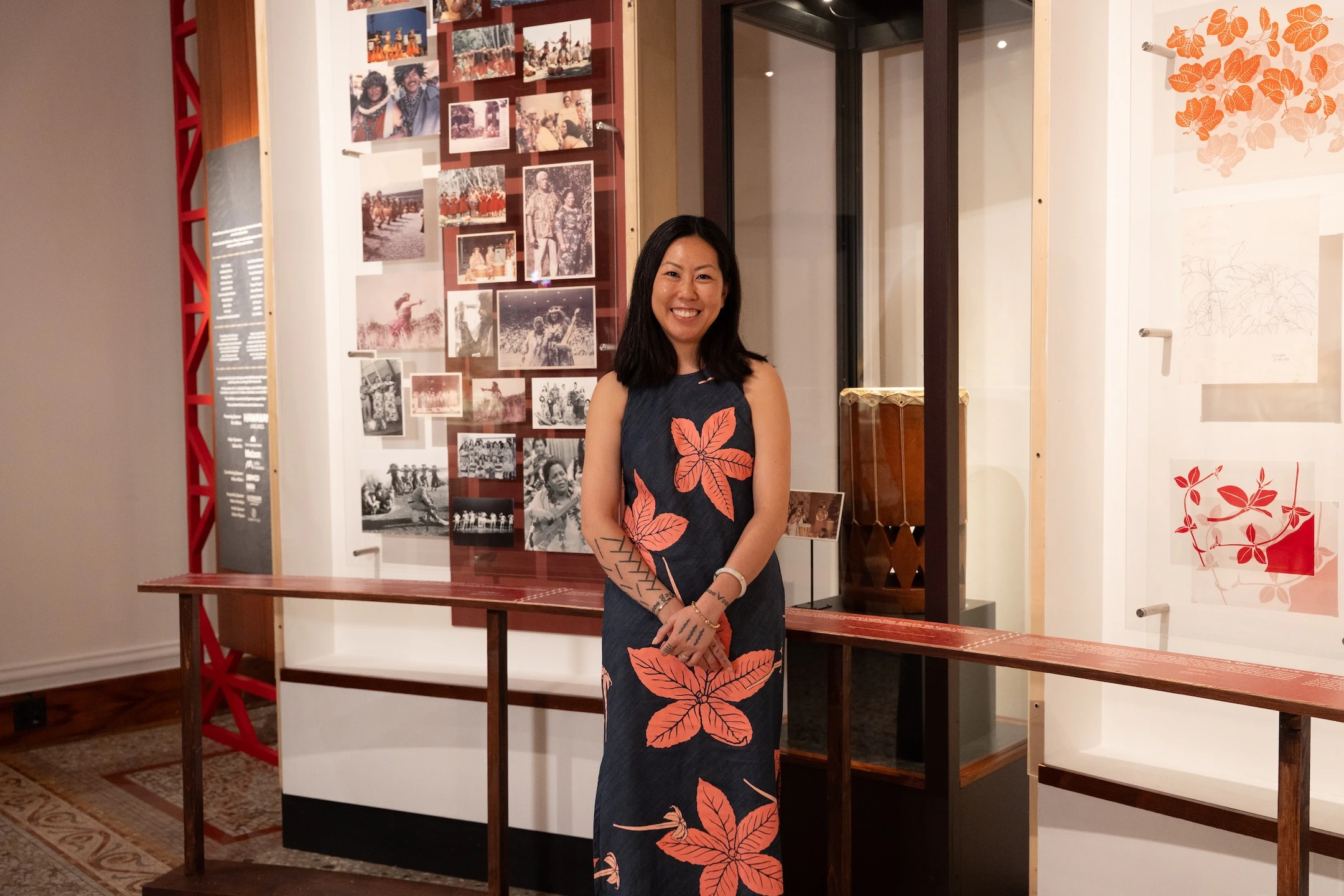 Sarah Kuaiwa is the co-curator of the exhibit and the Bishop Museum’s curator for Hawaiʻi and Pacific Cultural Resources.