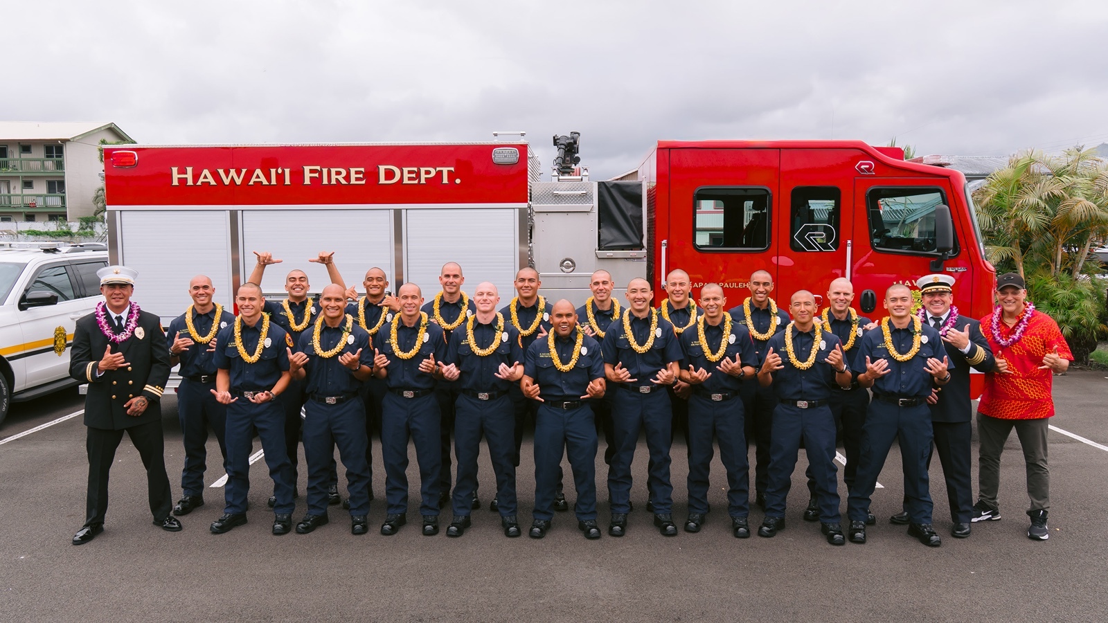 The Hawaiʻi Fire Department celebrates graduation of 54th Firefighter Recruitment Class in July.