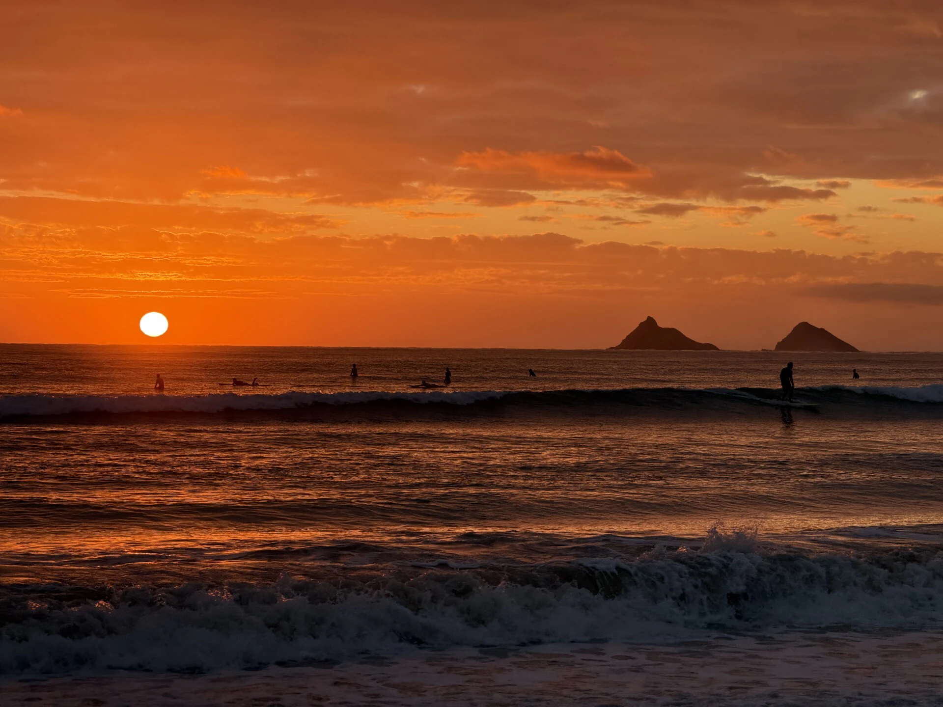 Sunrise at Kailua Beach