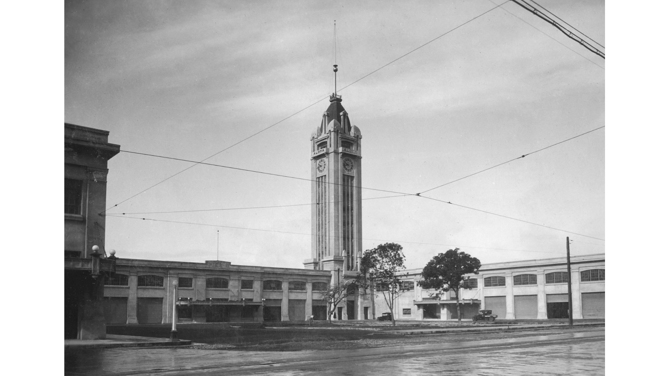 Aloha Tower newly completed