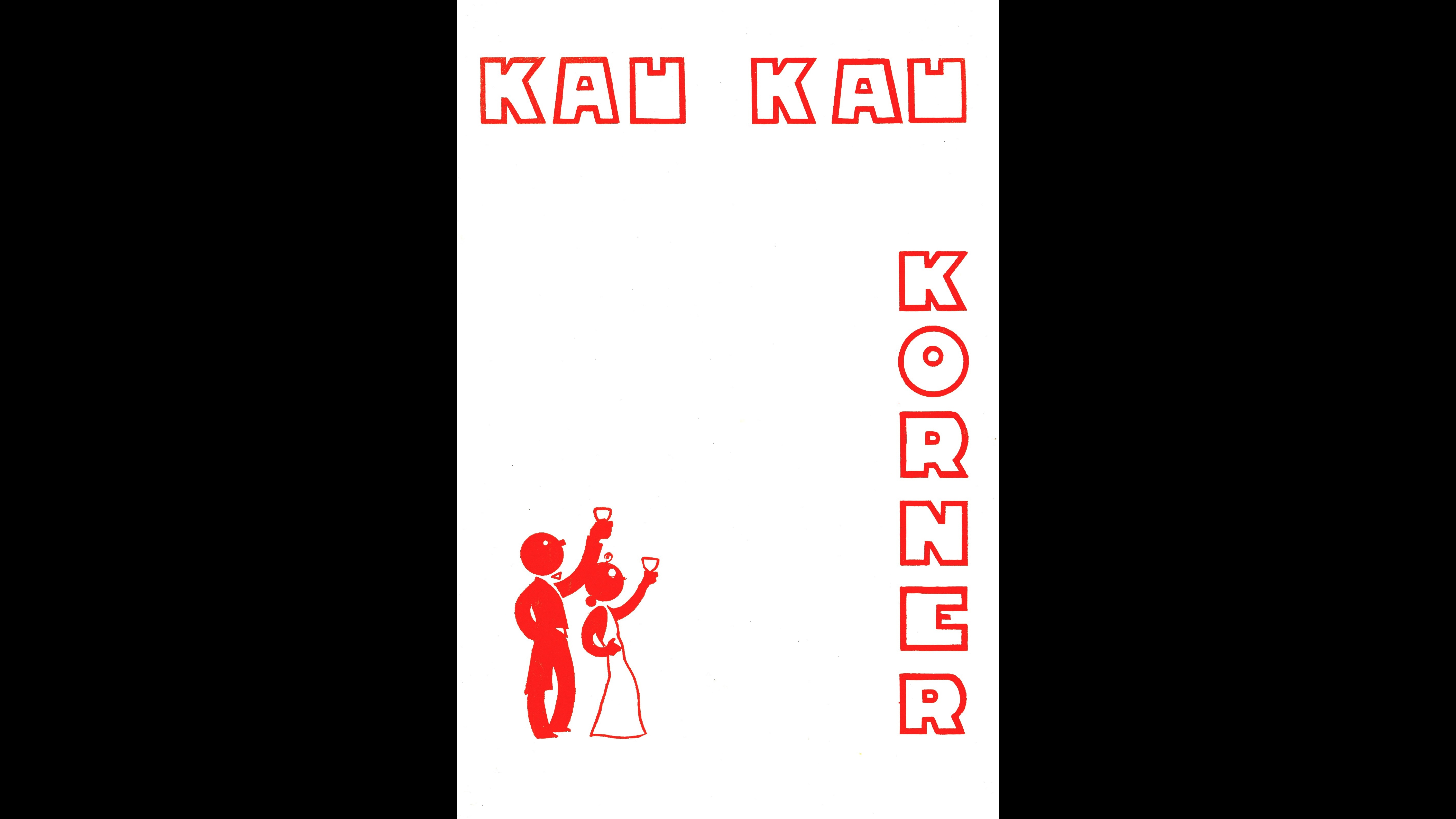 1930s Kau Kau Korner menu