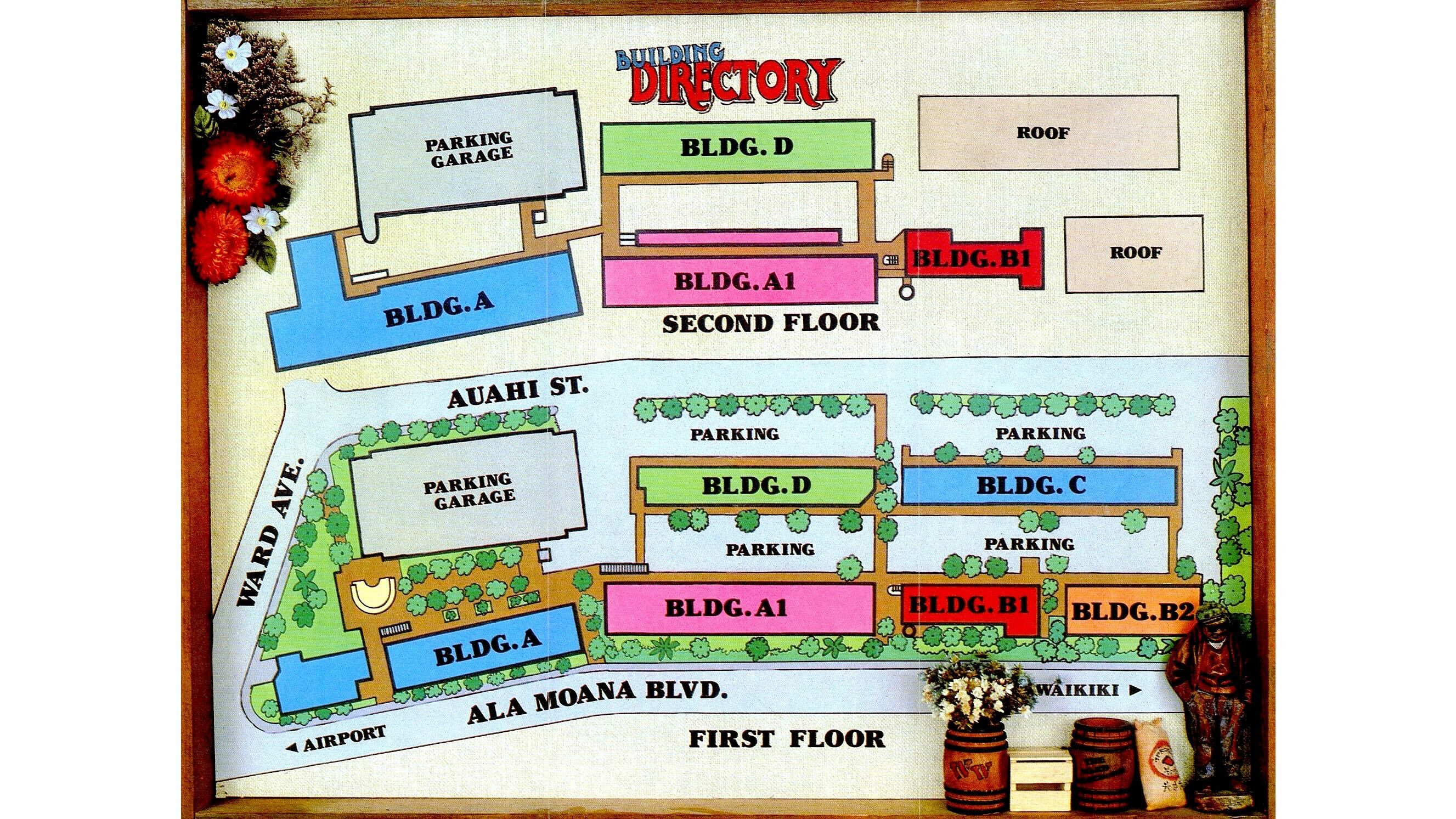 Ward Warehouse’s original site plan