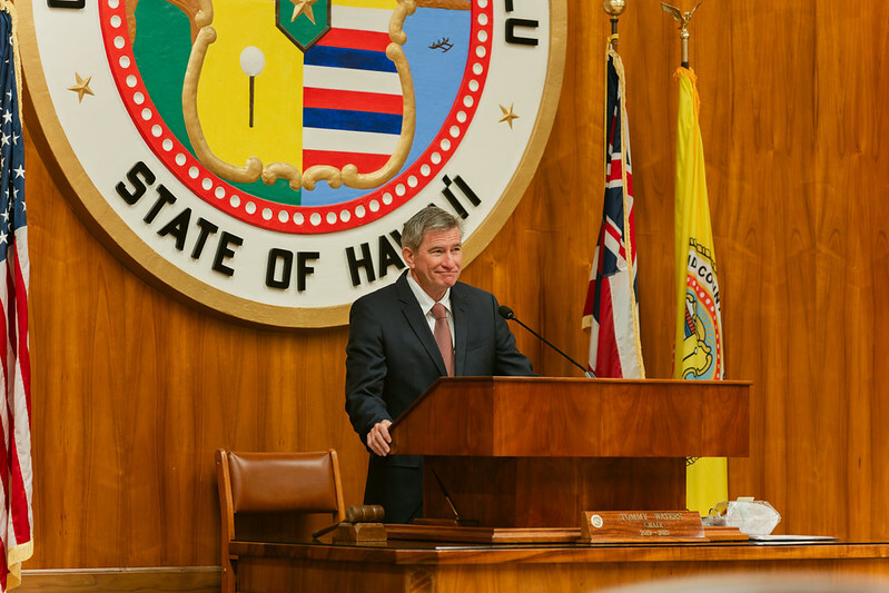 Honolulu City Council Chair Tommy Waters introduced a bill in June to lower the motor vehicle weight tax.