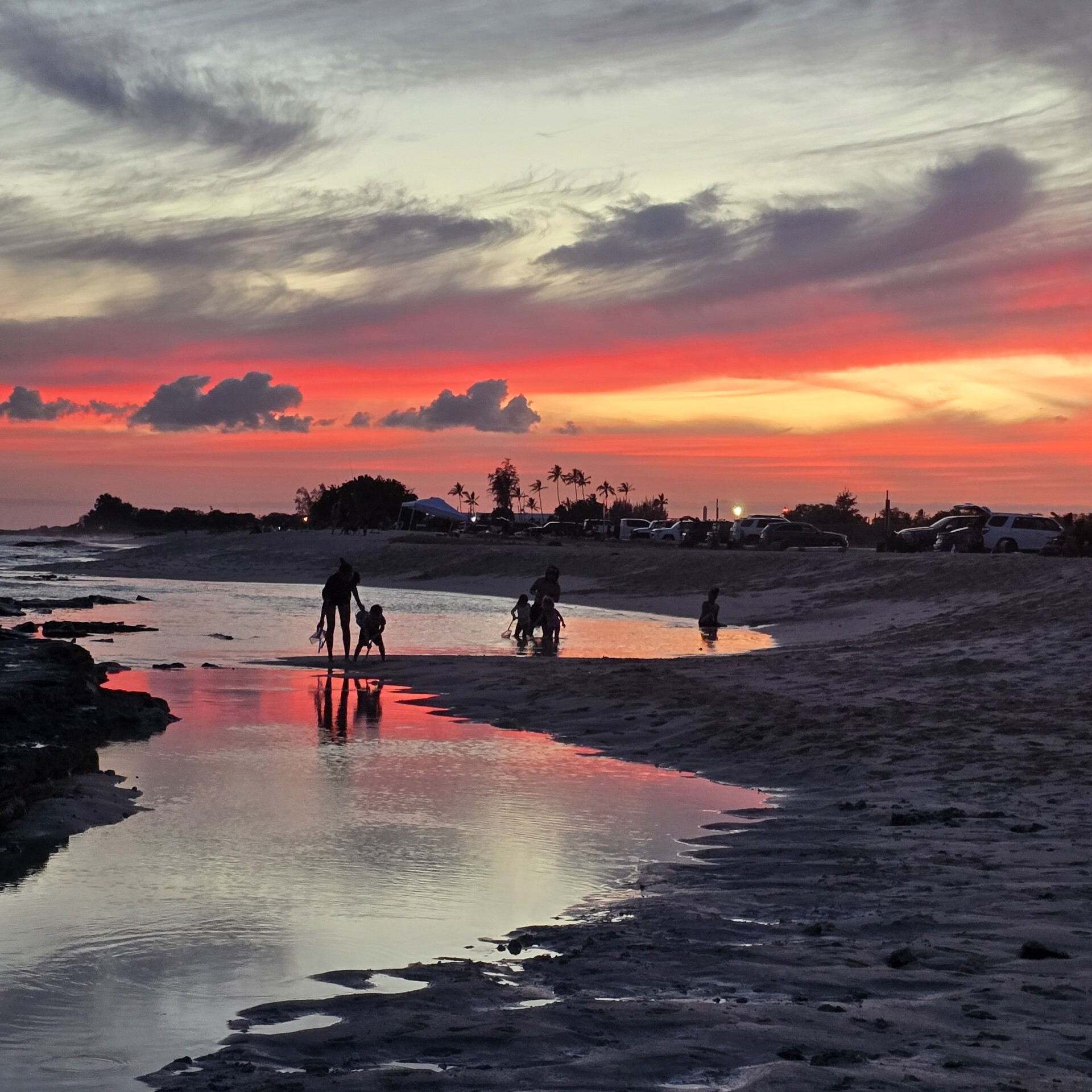 sunset at barbers point