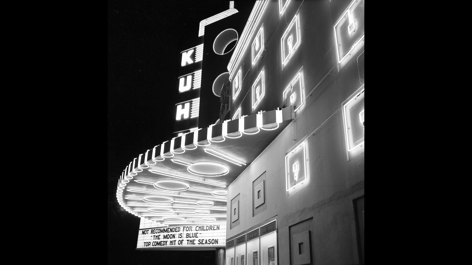 Kuhio Theater neon sign