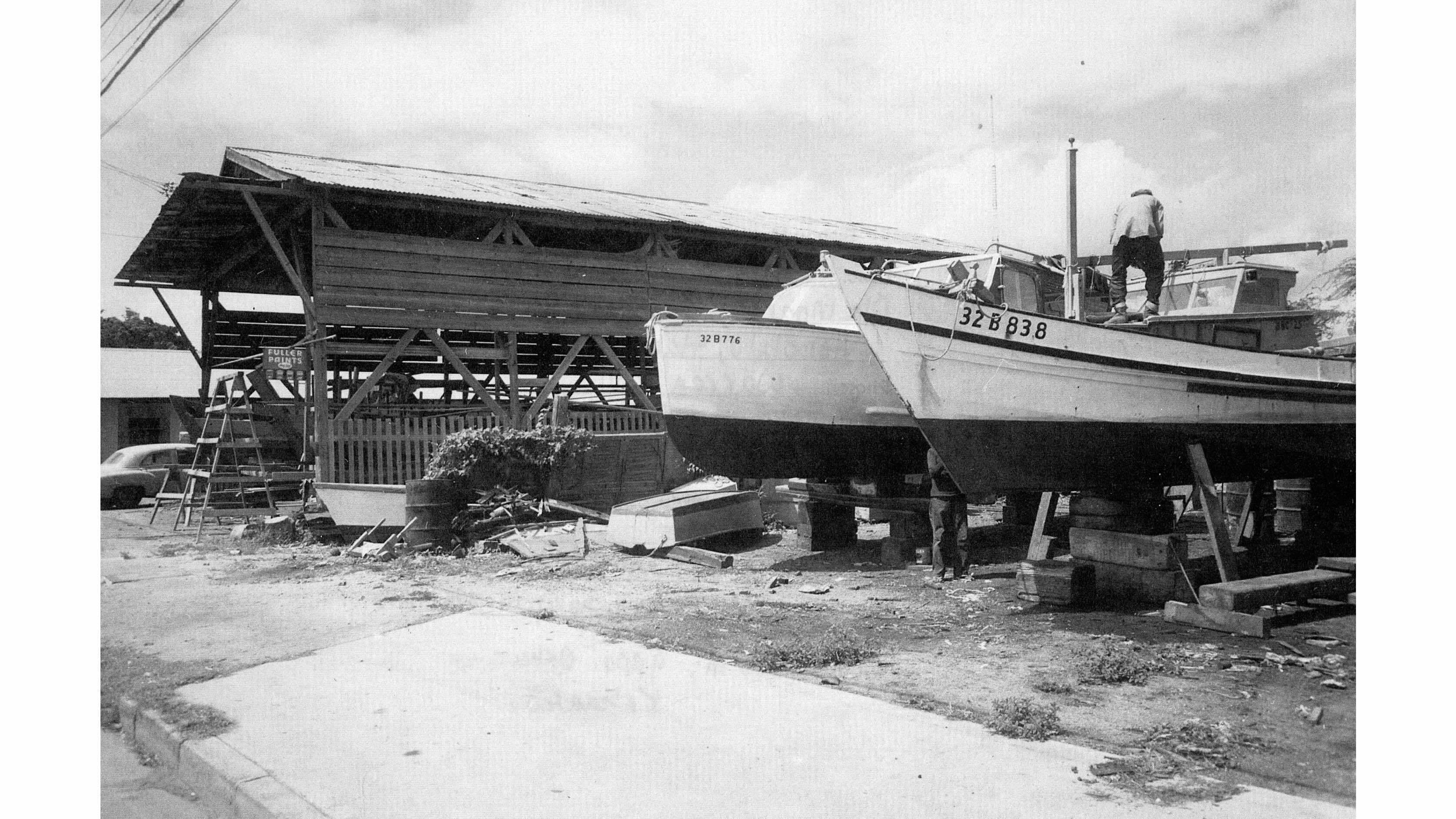Kewalo Shipyard in 1955