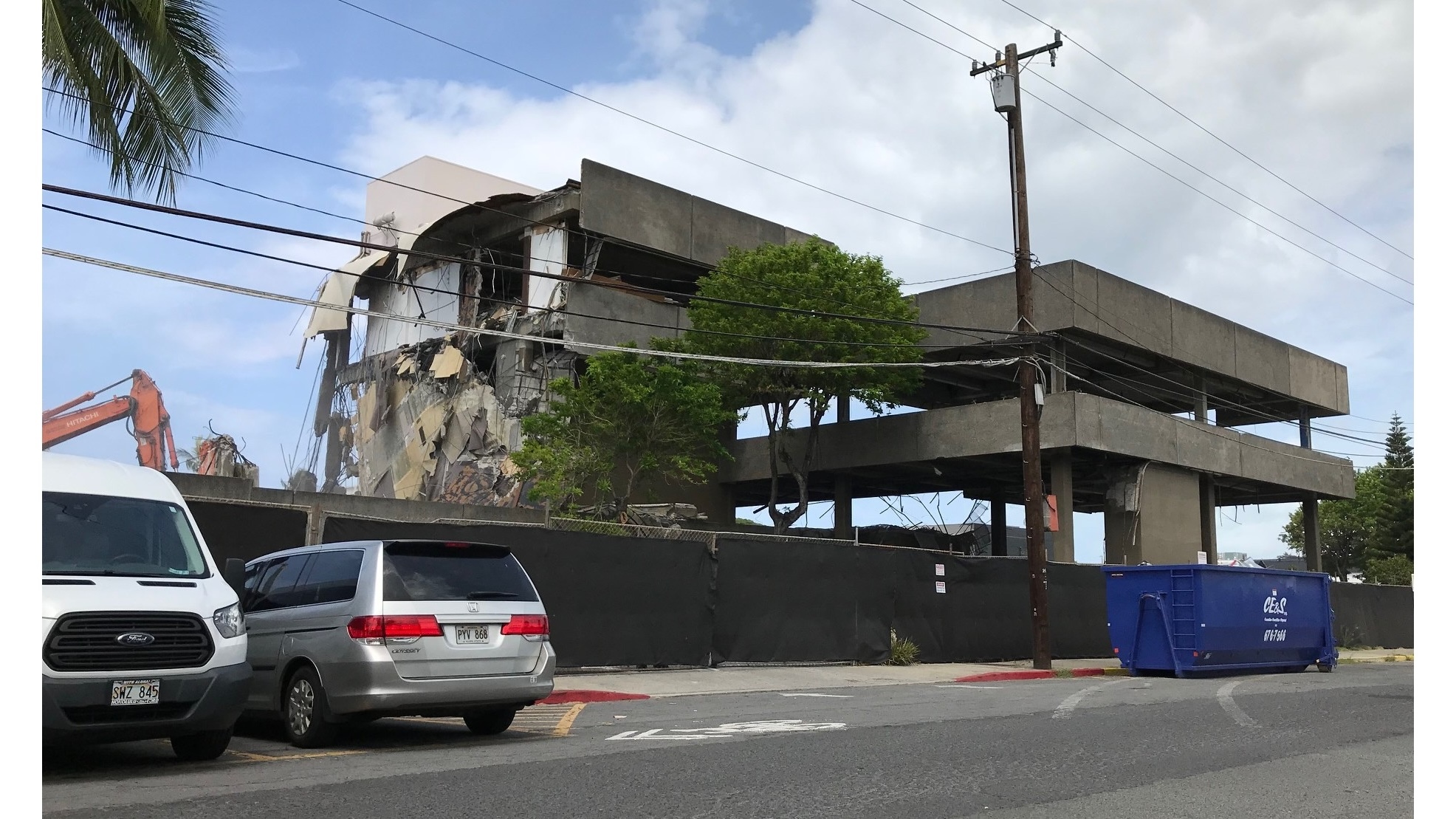 Ward Plaza demolition
