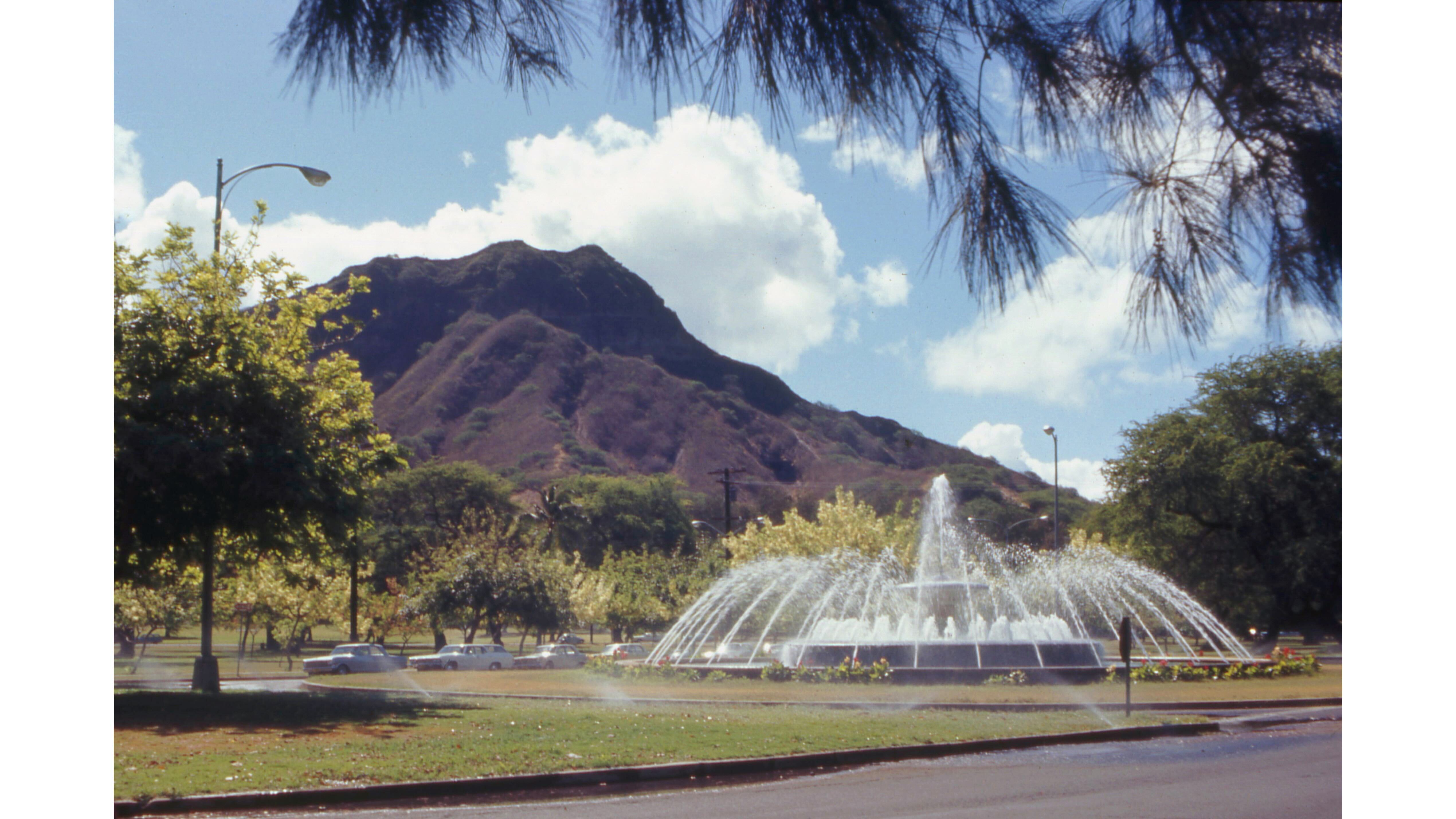 1969 third fountain Kapiolani Park