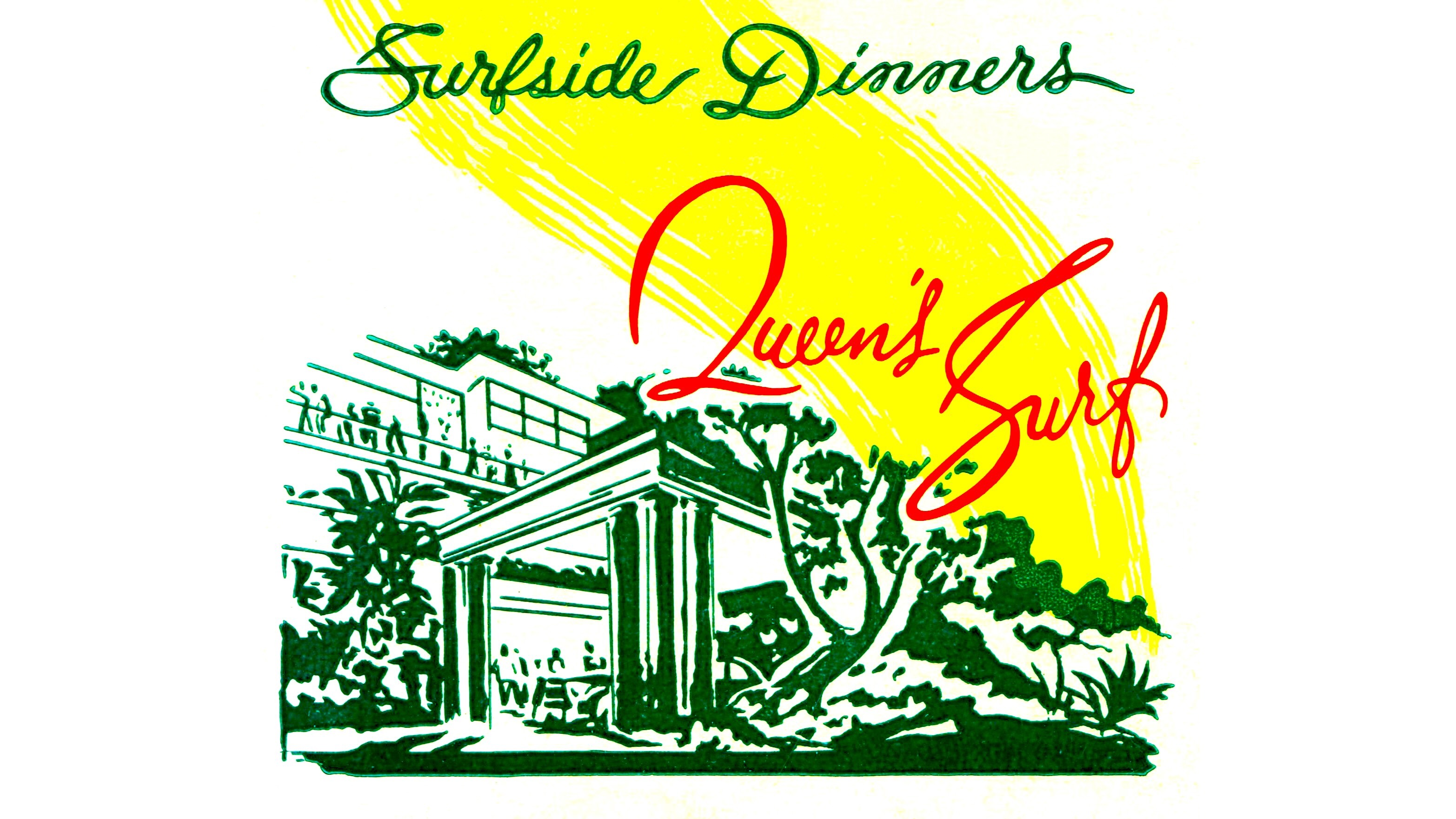 Queen's Surf matchbook cover