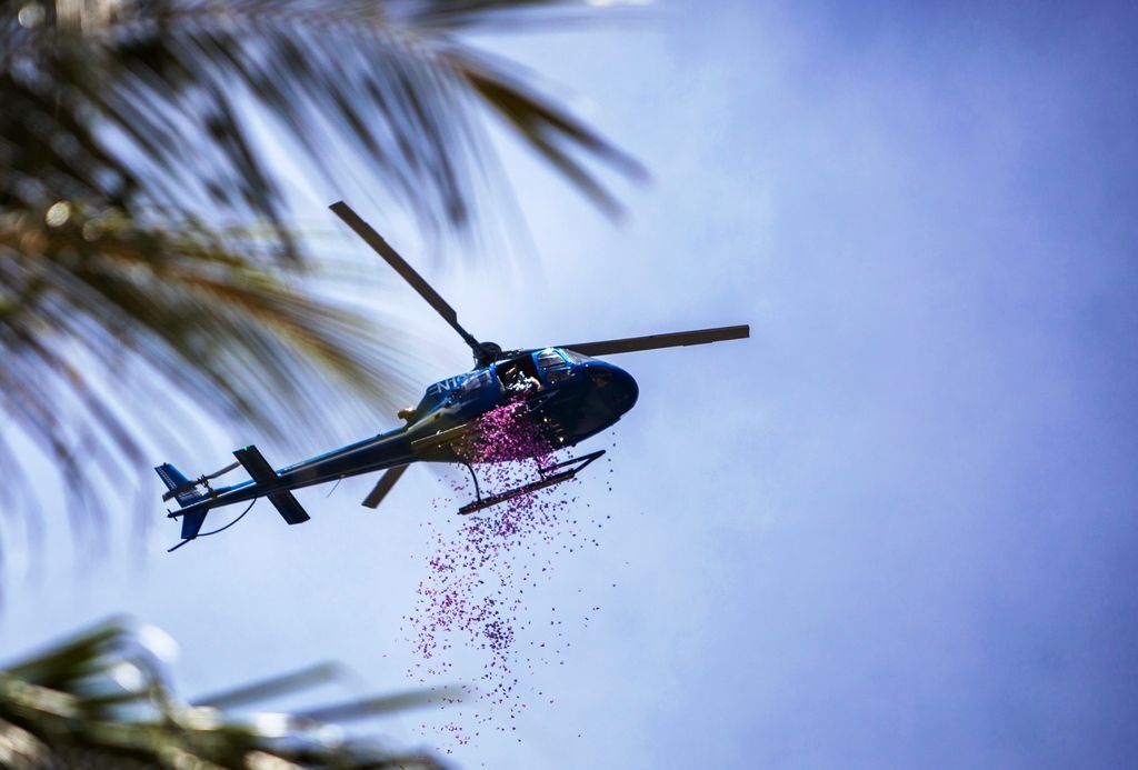 A flower drop is part of planned activities on Saturday, July 4, at The Westin Maui Resort & Spa.