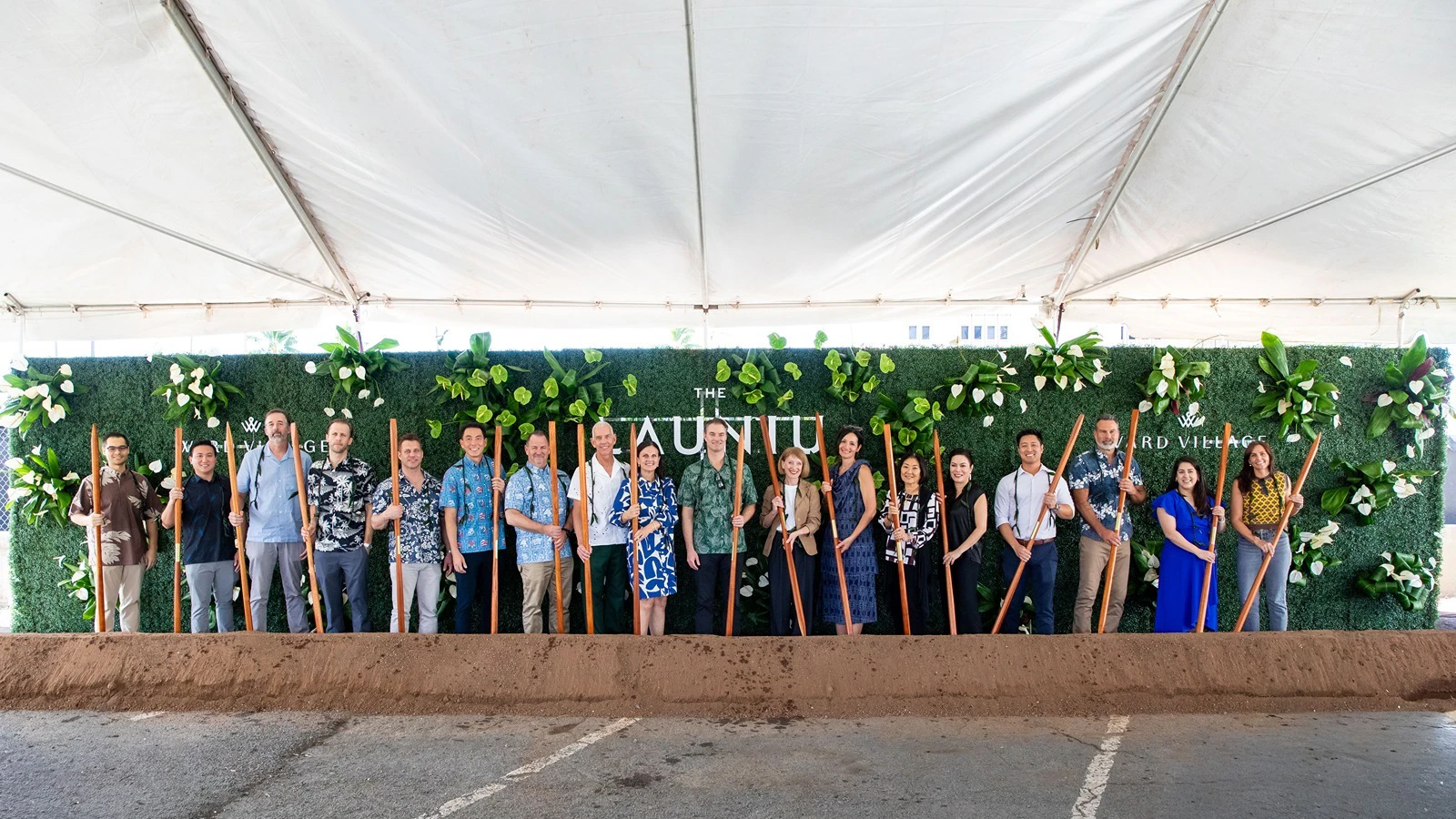 Ward Village broke ground on its 11th residential tower, The Launiu Ward Village, Wednesday, Oct. 22.