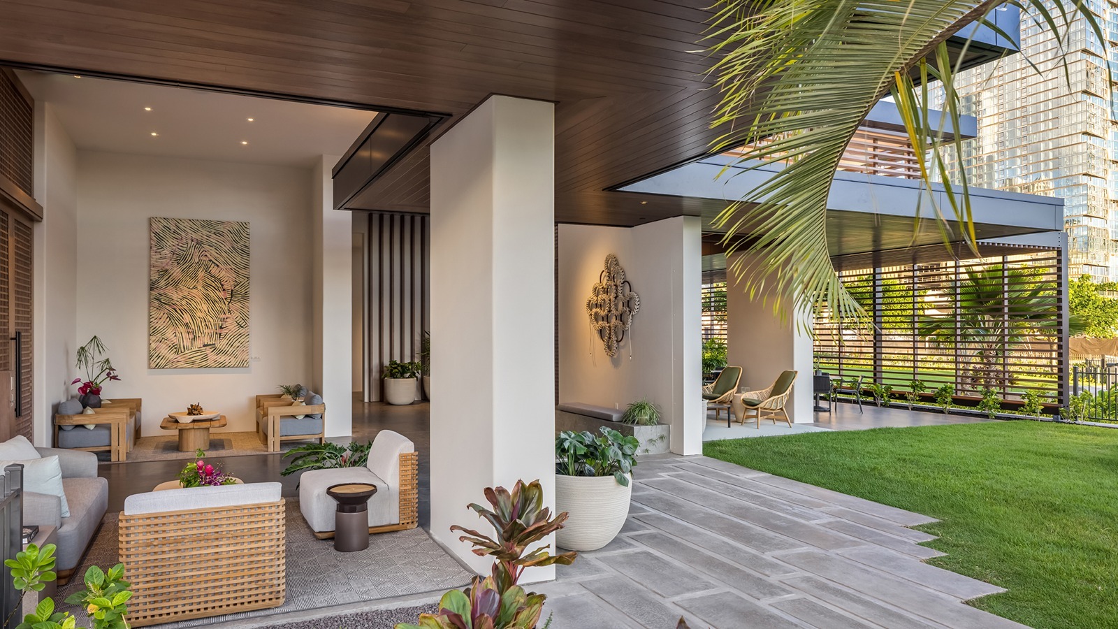 Ulana Ward Village Indoor-Outdoor Lobby