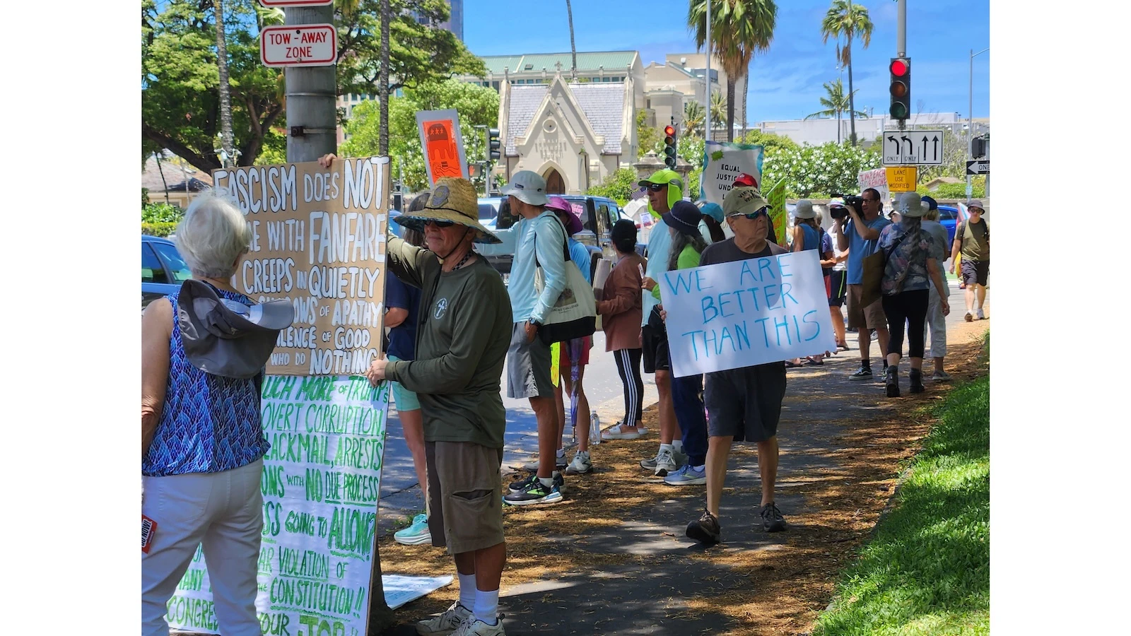 Protest billed as "Good Trouble" in Honolulu