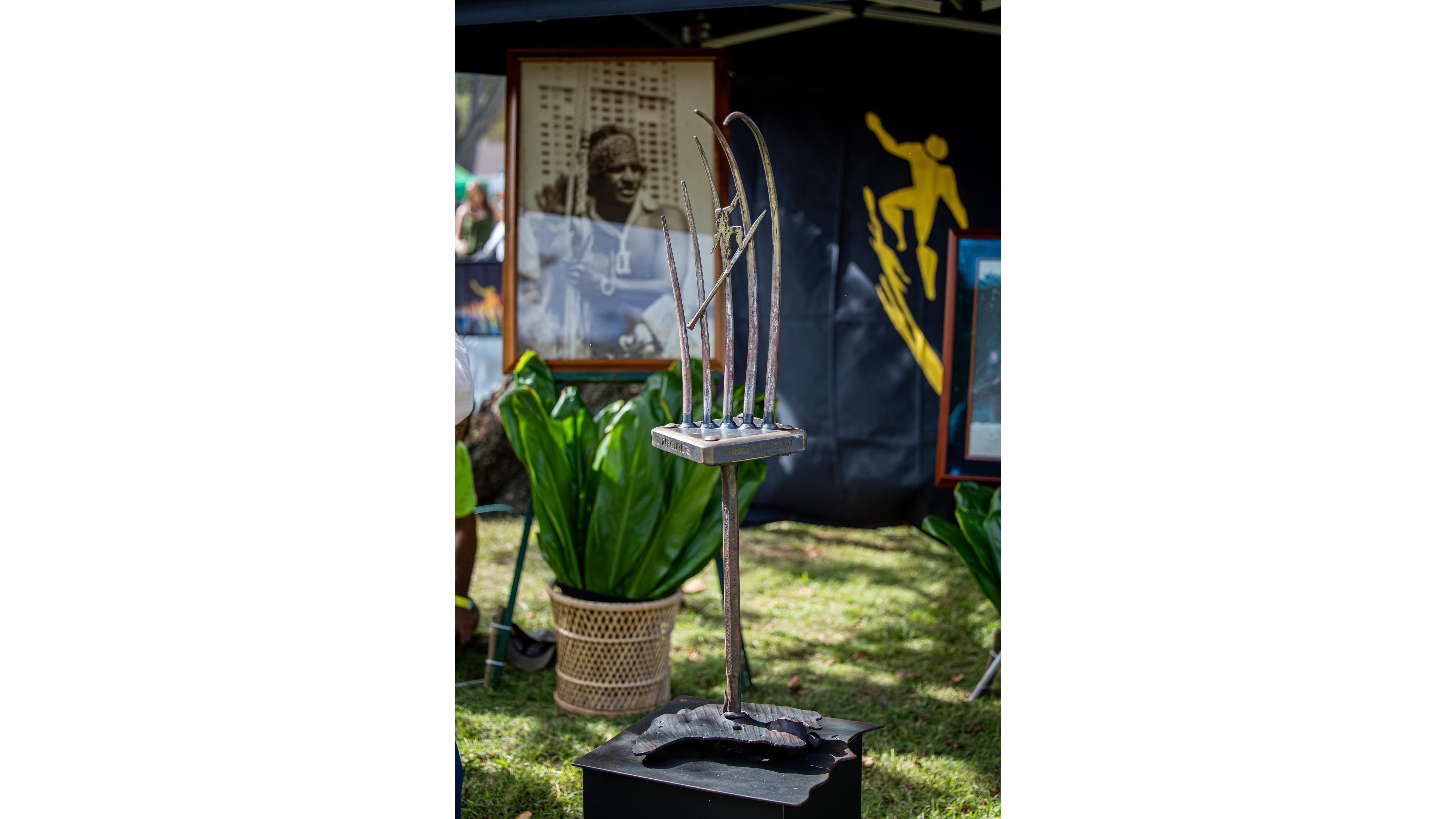 The trophy for the winner of The Eddie.