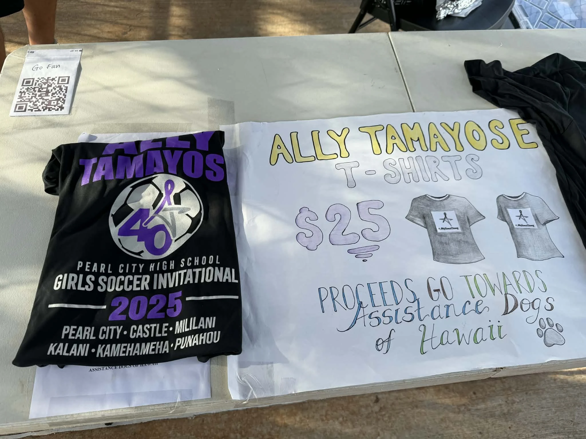 Proceeds at the 2025 Ally Tamayose Invitational Tournament went towards Assistance Dogs of Hawai‘i.