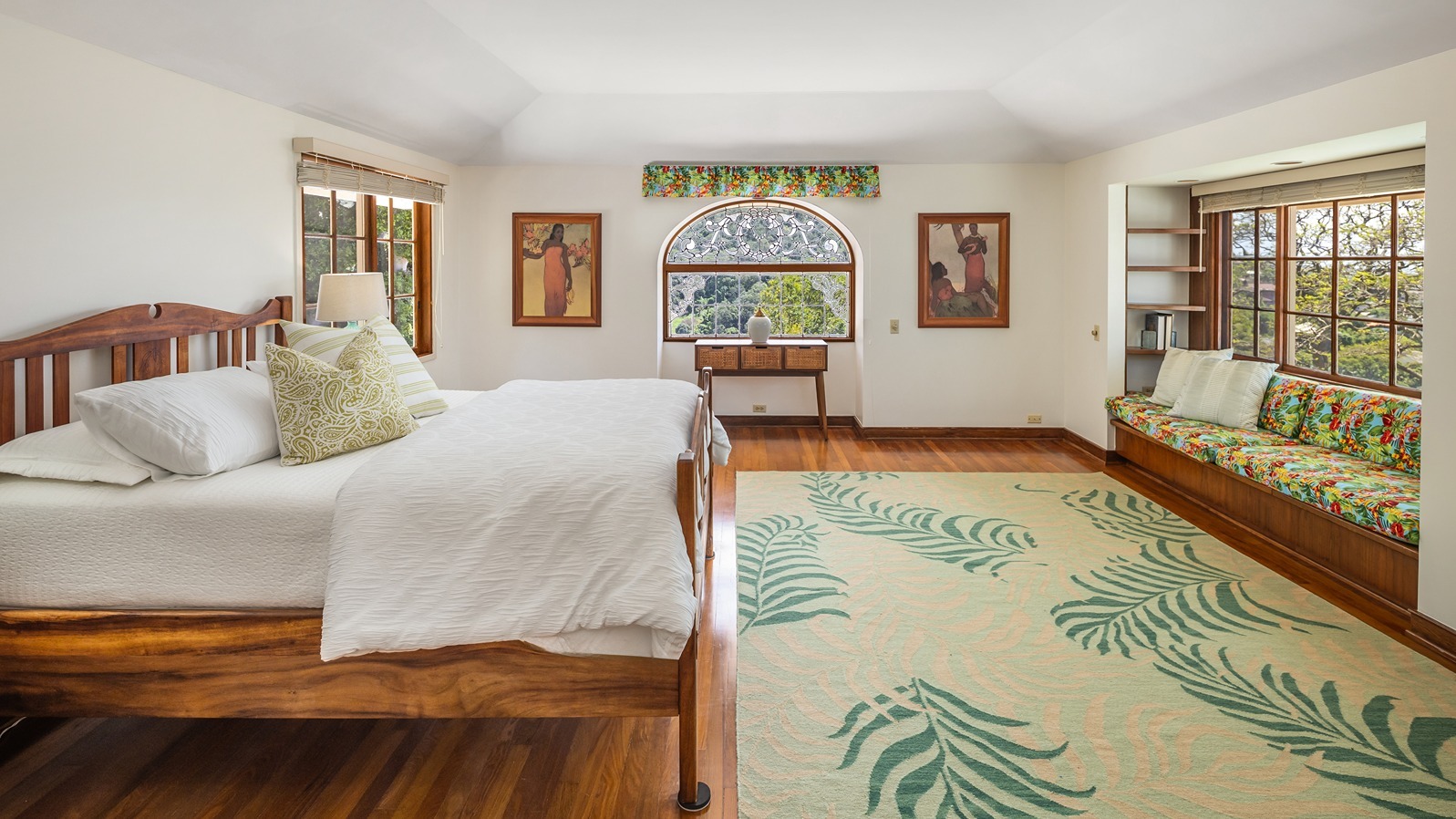 One of five bedrooms.