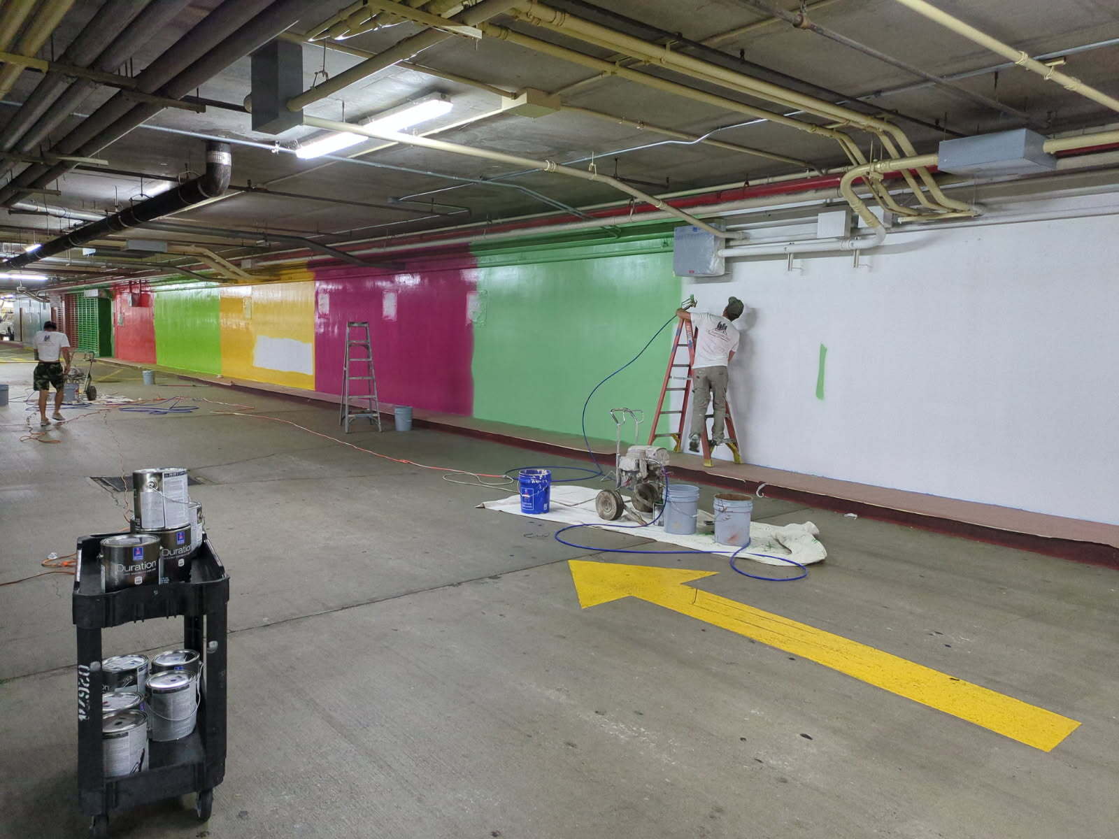 Preparation has already started for the mural, which the public can help complete next weekend on Saturday, Nov. 29.