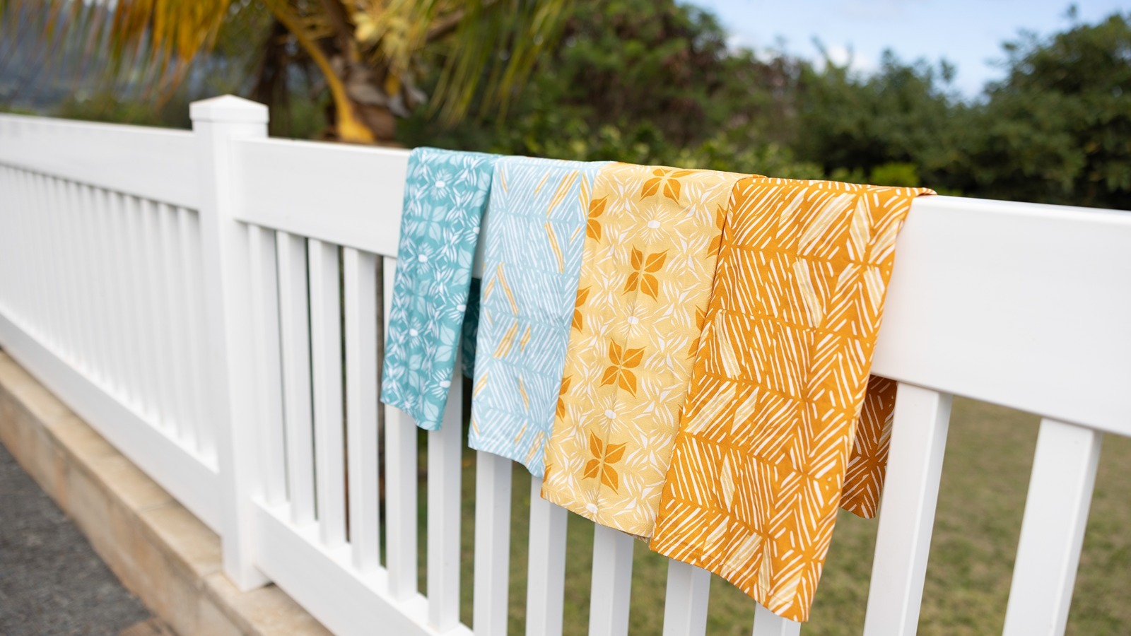 Tea towels from the Zippy's and NOHO HOME Hawai‘i collaboration.