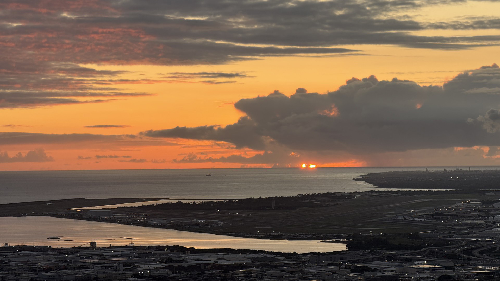 Sunset near Alewa Dr.