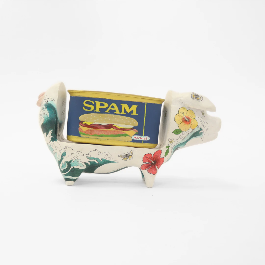 Artist Lauren Trangmar designed this pig.