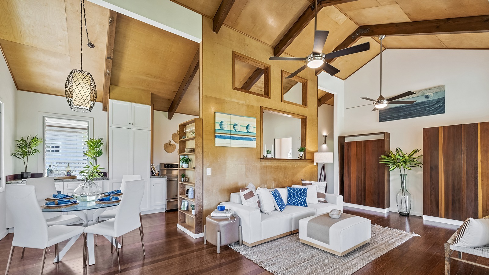 An interior view of the home.