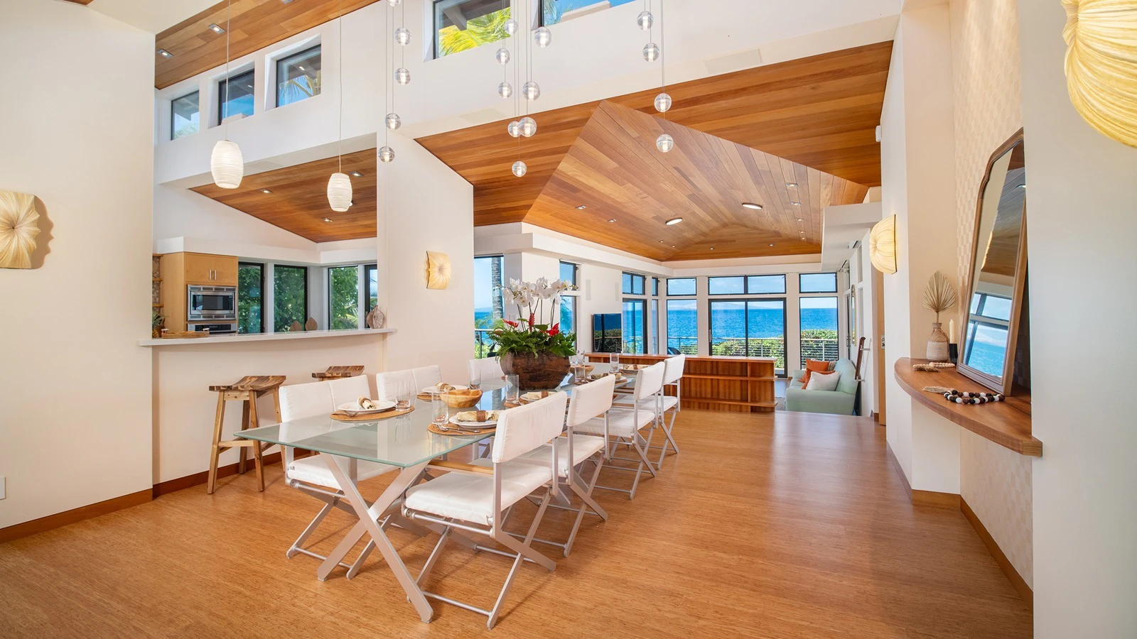 A dining area.