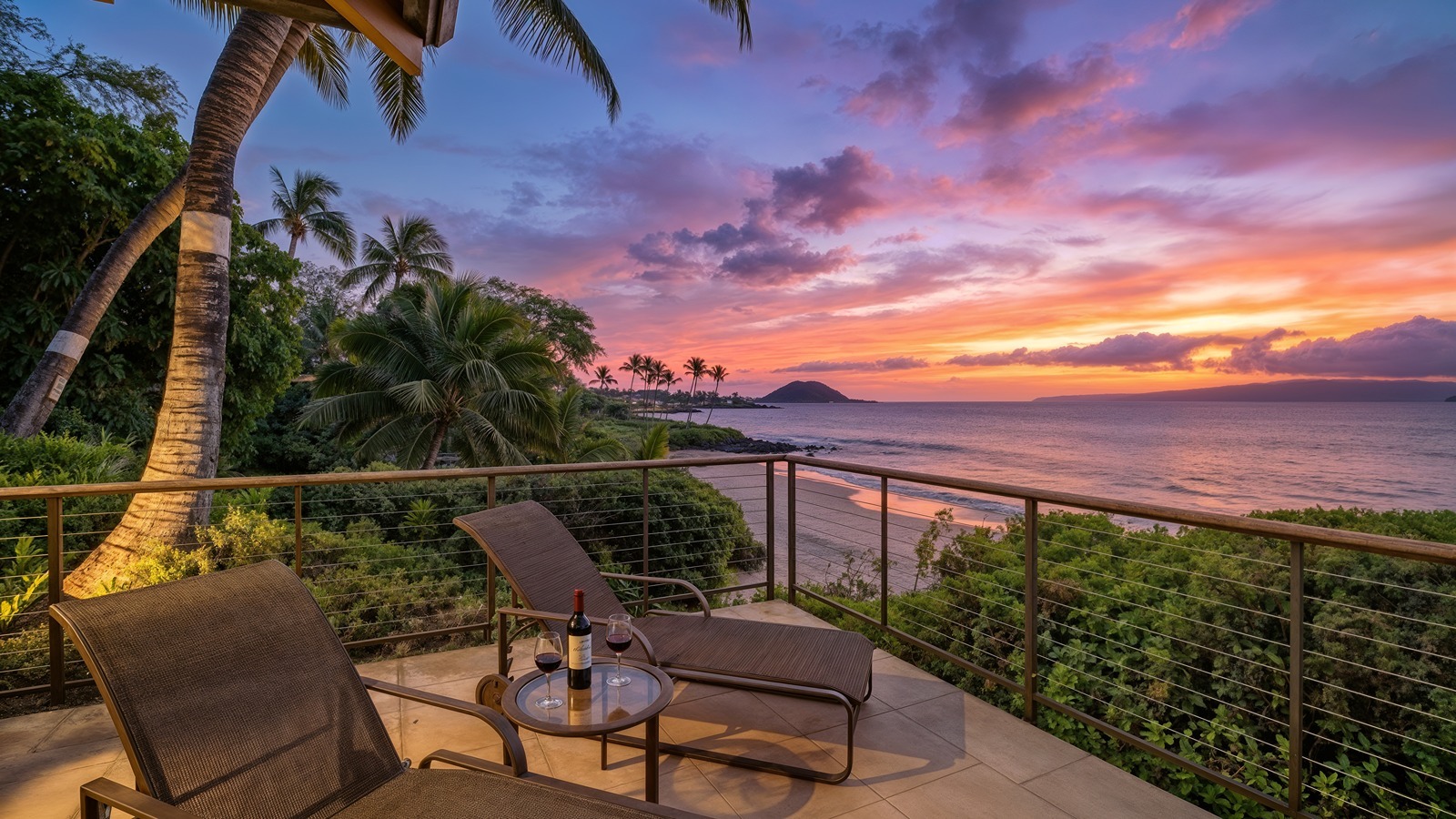 The home is located near Wailea.