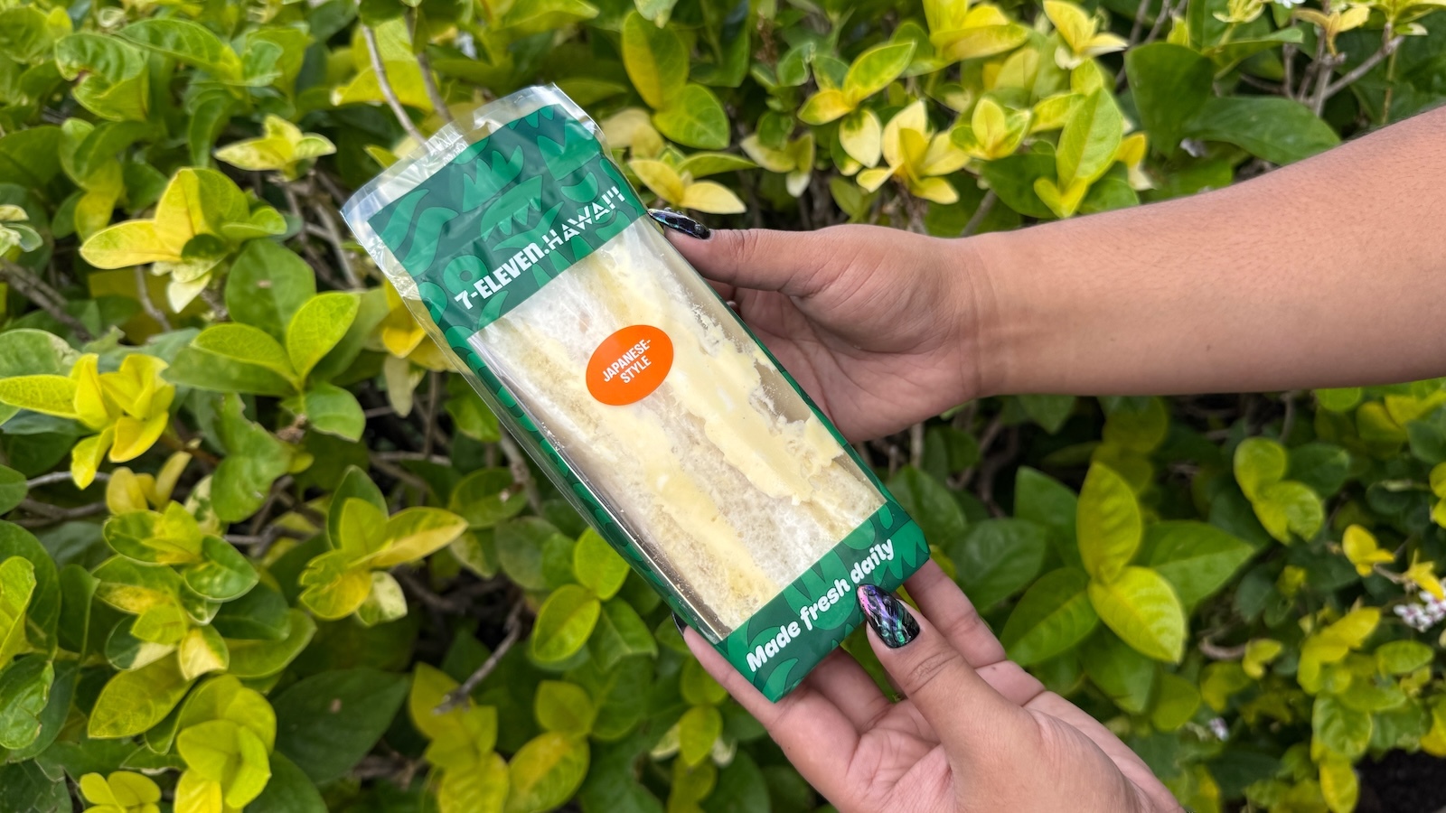 egg salad sandwich with wrapper