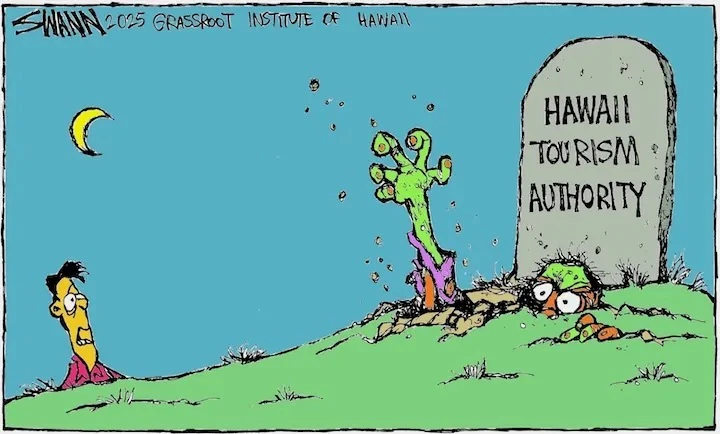 editorial cartoon of HTA