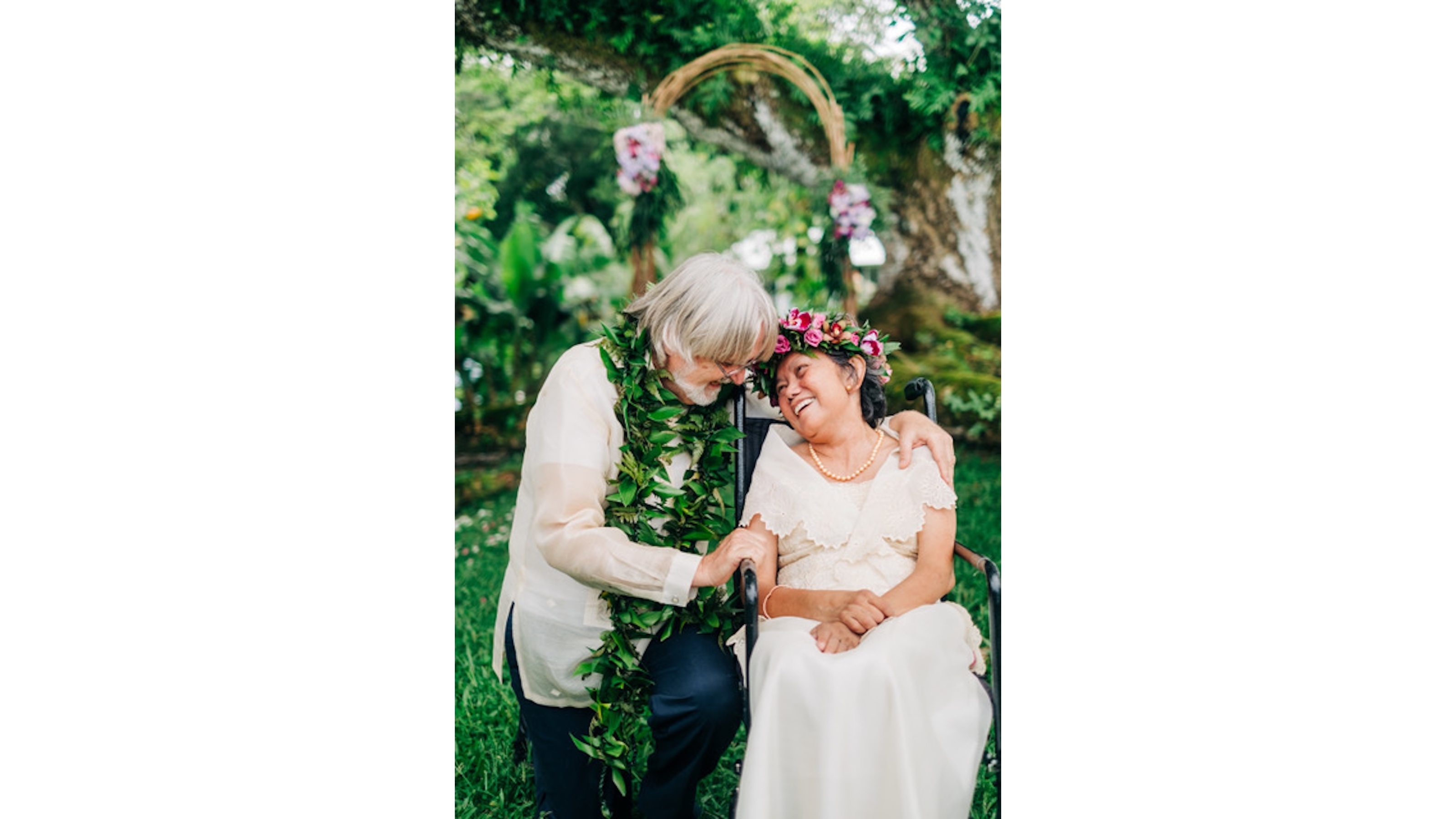Kevin and Margarita “Dayday” Hopkins at their daughter's wedding in 2020.