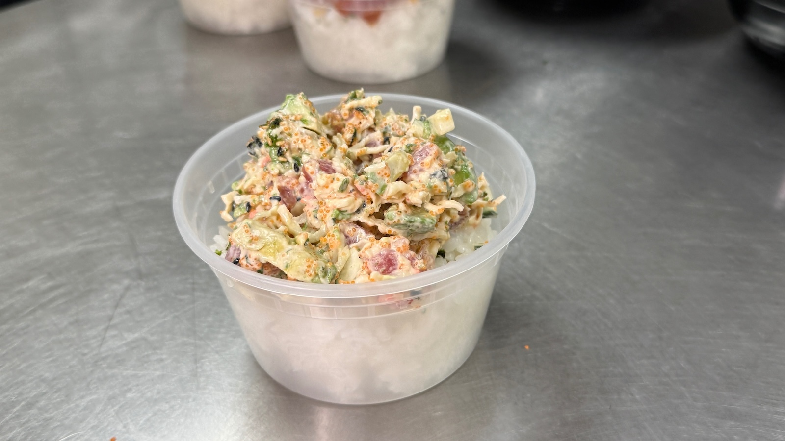 creamy California poke