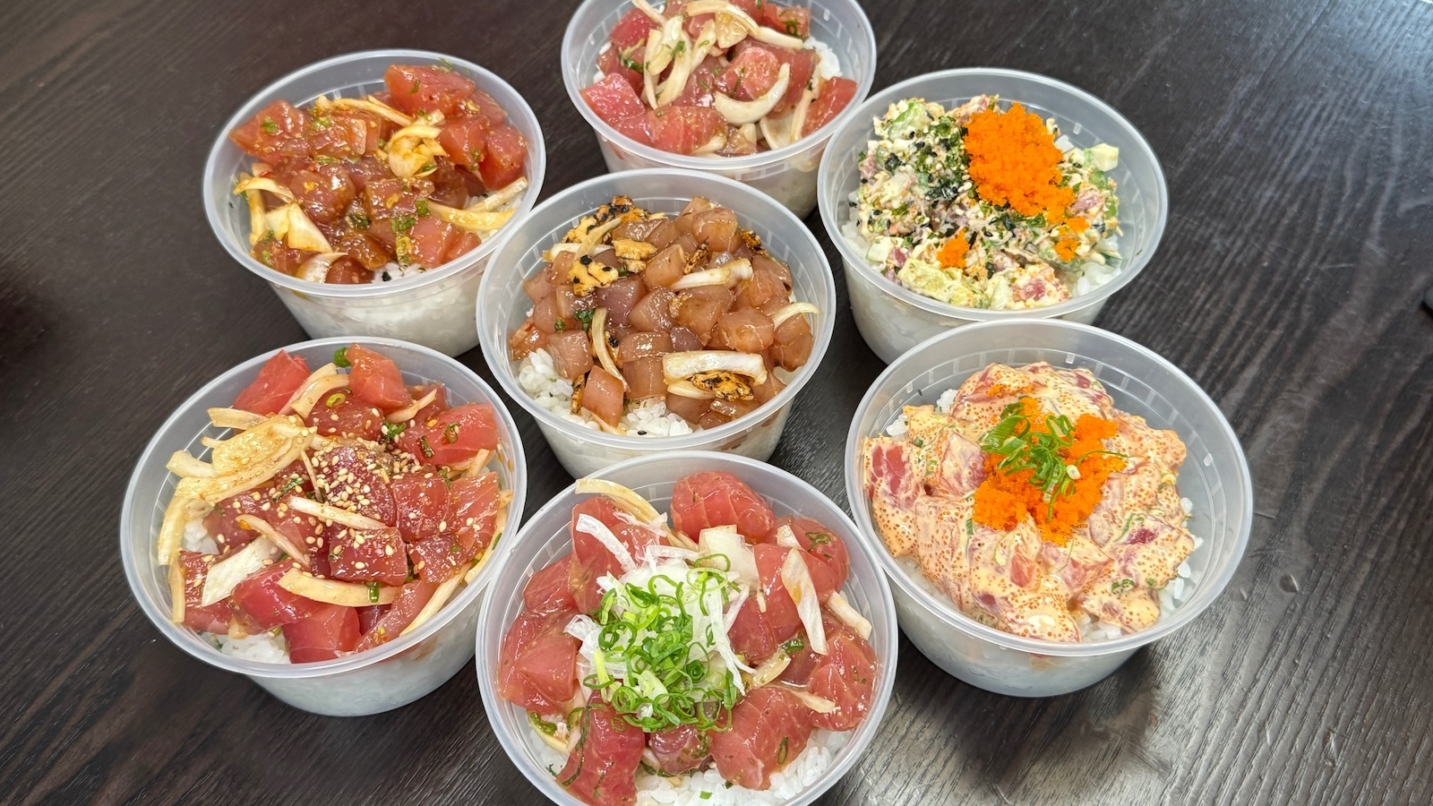 mini poke bowl
