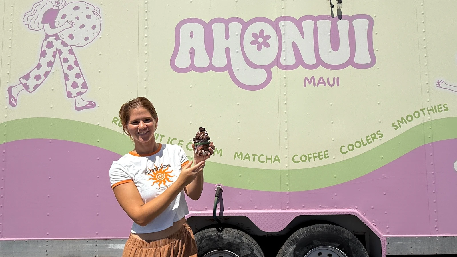 Ahonui specializes in real fruit ice cream