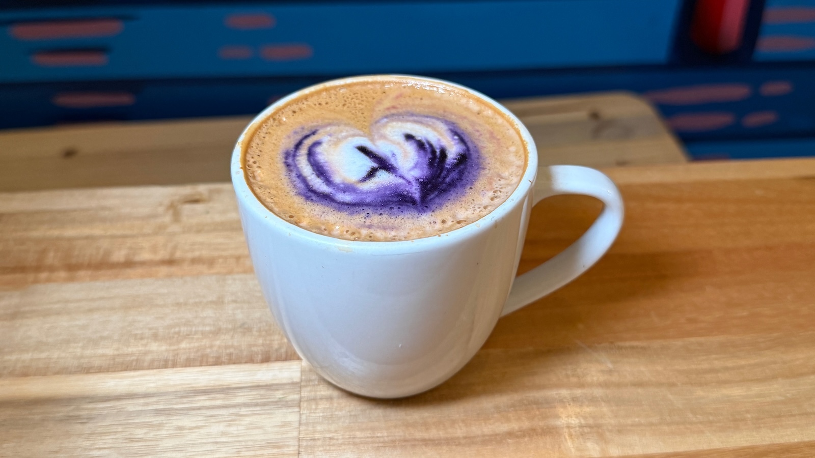 taro ube latte