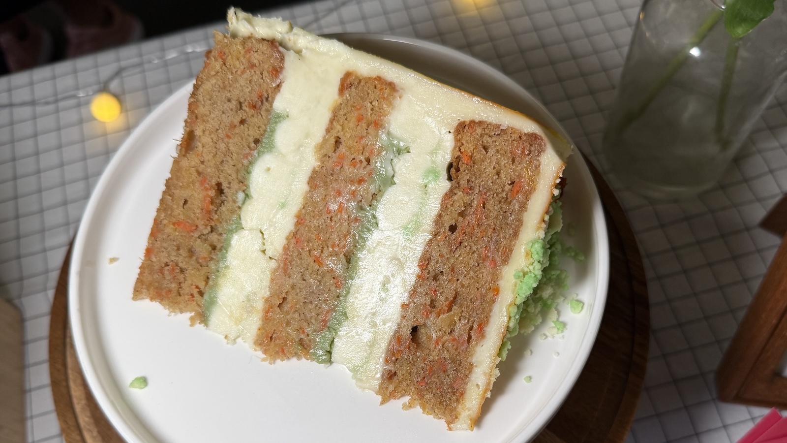 pandan carrot cake
