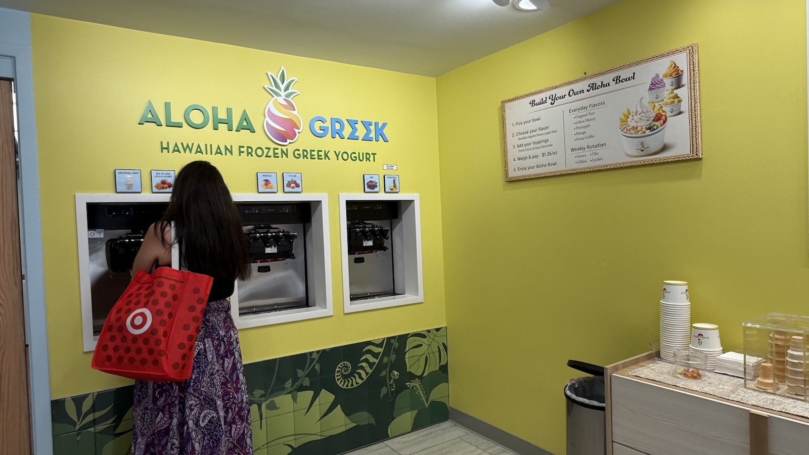 self-serve frozen yogurt