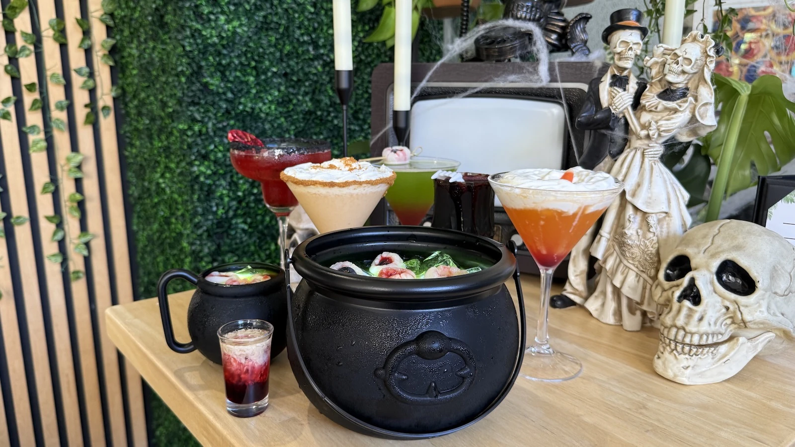 seasonal Halloween drinks