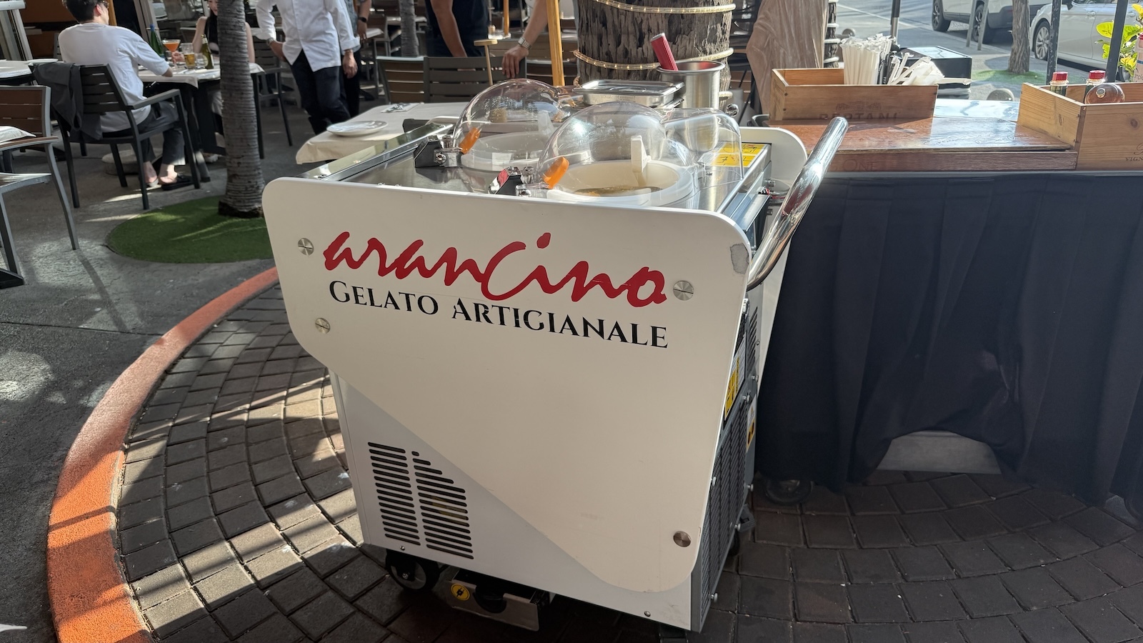 gelato cart