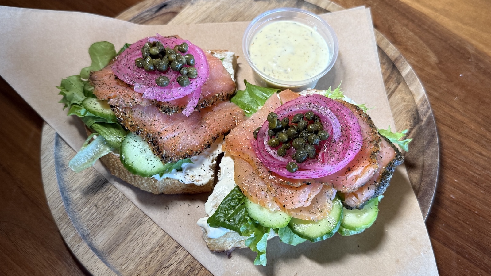 salmon toast