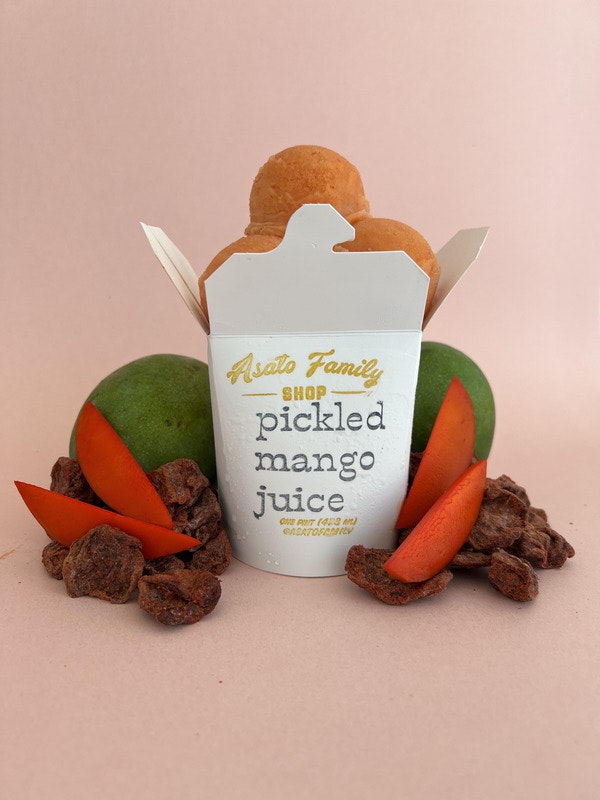 pickled mango sorbet